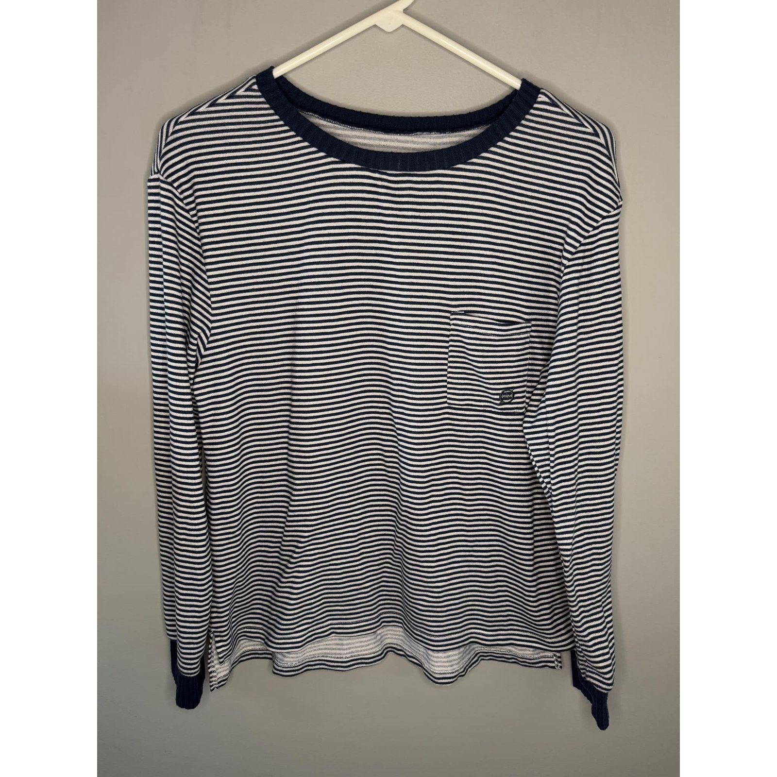 Born Vintage Born Striped High-Low Long Sleeve Shirt Womens M Size M / US 6-8 / IT 42-44 - 2 Thumbnail