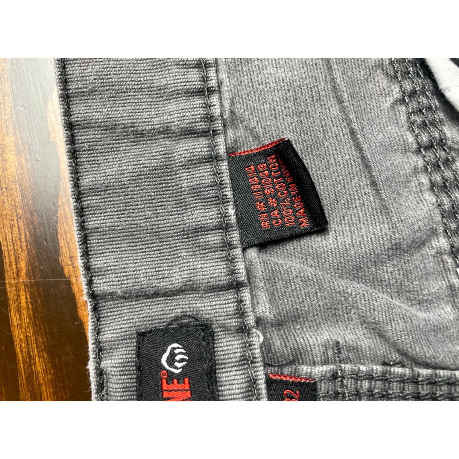 Vintage Wolerine Workpants Men's Size 38/32 Gray Straight Pockets Frayed Hem Spot on Leg Jeans Men Vintage No Size US 38 / EU 54 - 4 Thumbnail