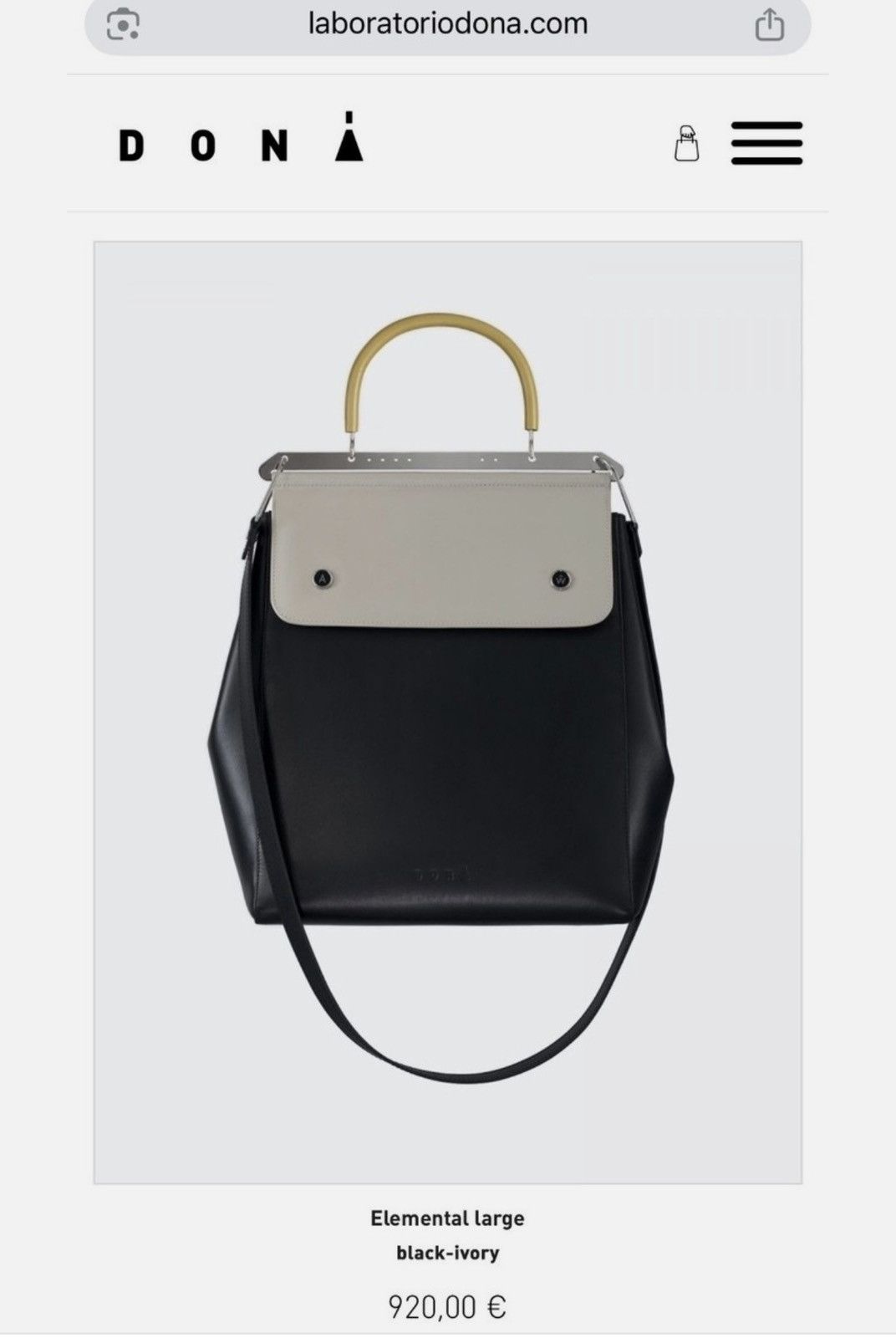Other Dona LaboratorioDona Qwerty Elemental leather bag Size ONE SIZE - 3 Thumbnail