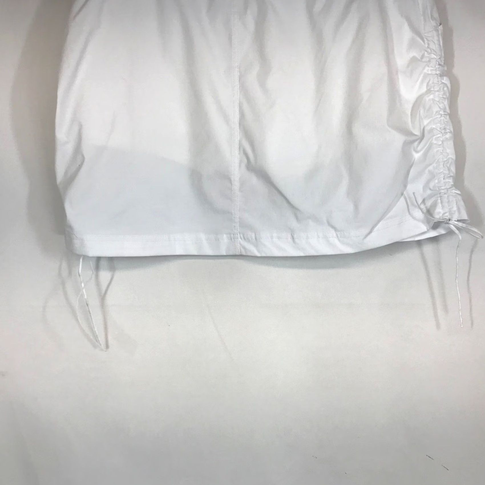 Vintage Columbia Women's White Athletic Skirt Size L Gathered Side Drawstring Size 36" / US 14 / IT 50 - 5 Thumbnail