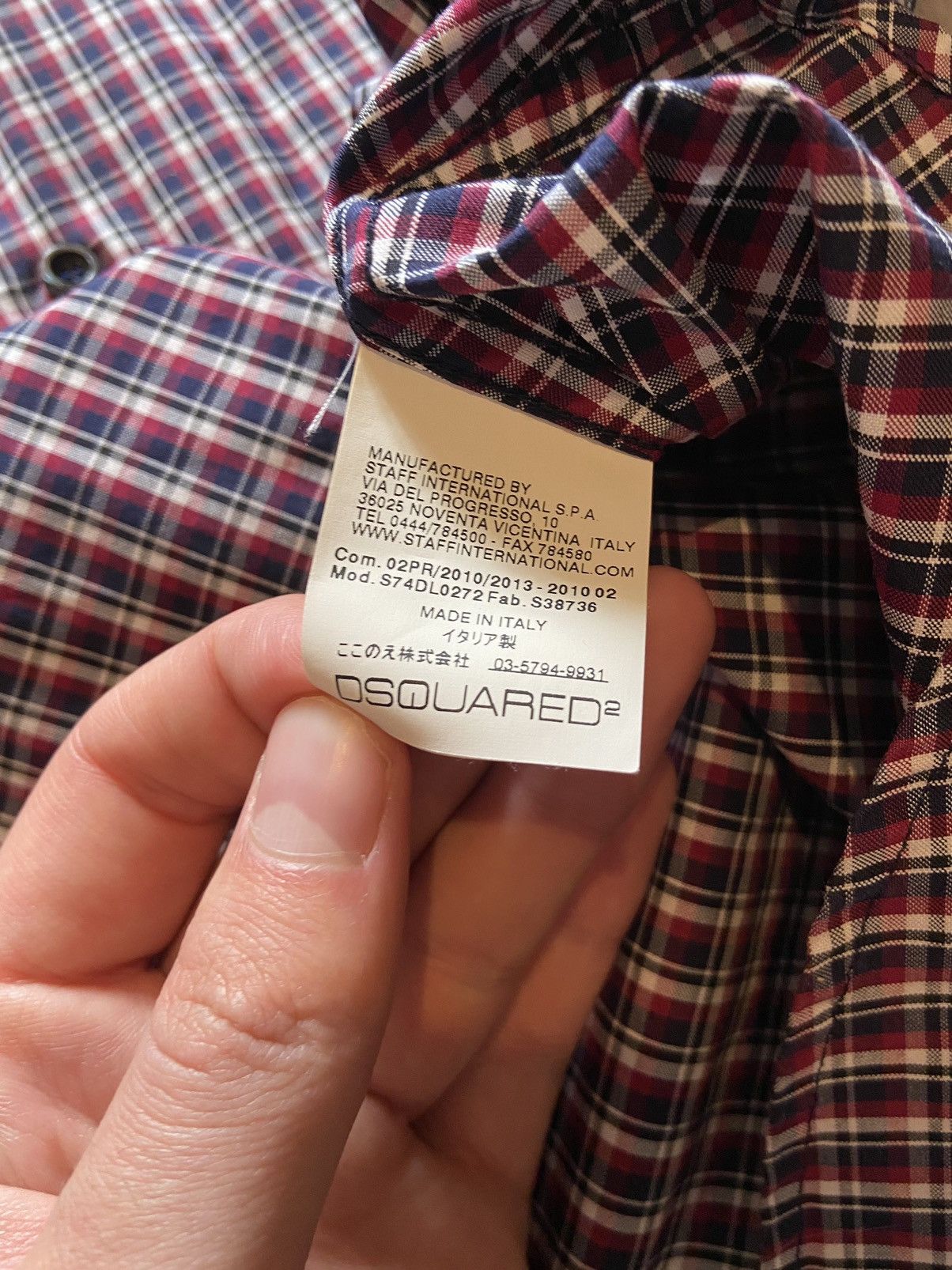 Dsquared2 Dsquared2 checked shirt Size US L / EU 52-54 / 3 - 6 Thumbnail