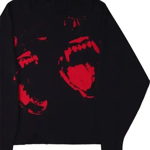 Aran Isles Knitwear × Japanese Brand Stars Graphic Sweaters Winter Harajuku Oversized Size US M / EU 48-50 / 2 - 4 Thumbnail