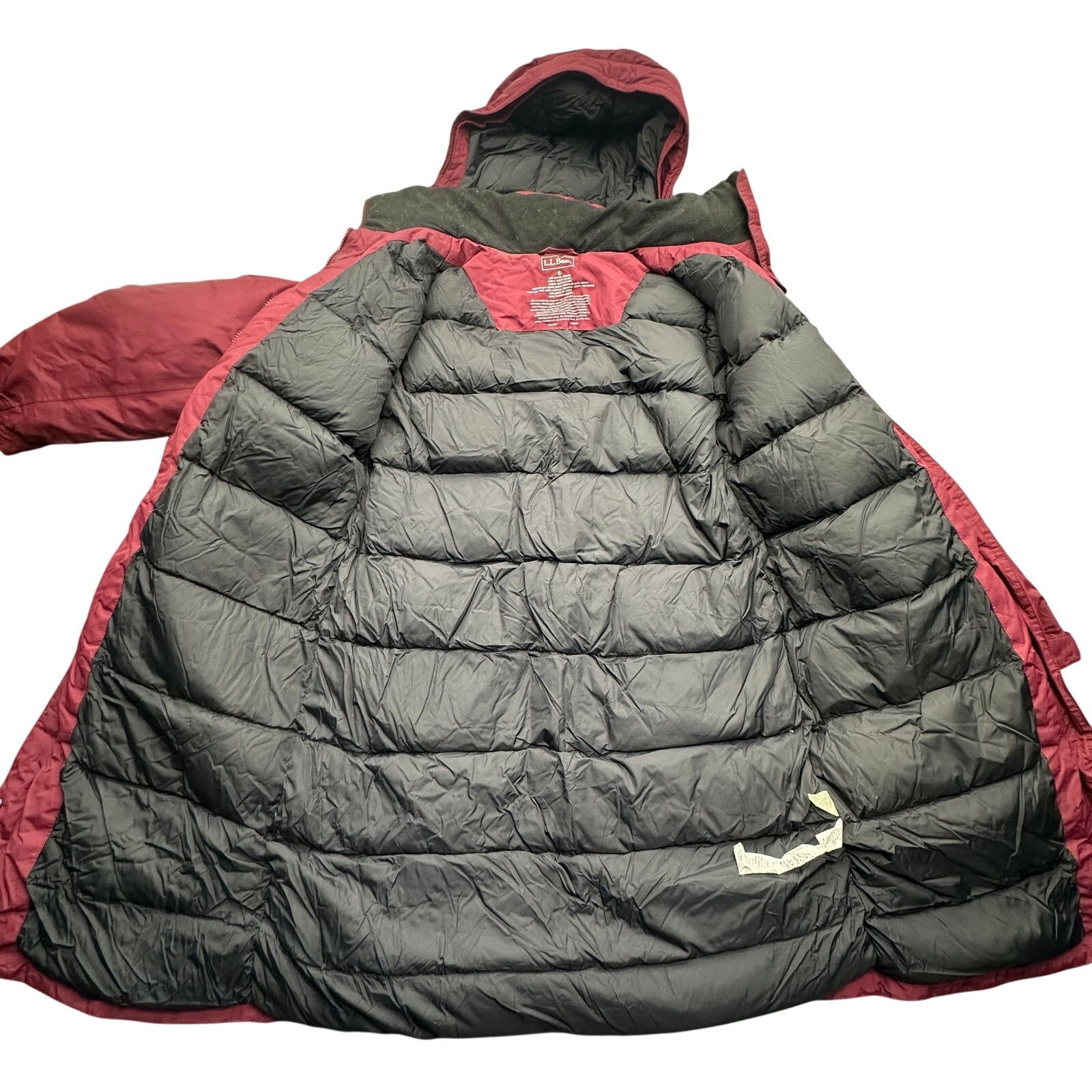 L.L. Bean LL Bean 276588 Goose Down Puffer Coat Womens Small Red Parka Size S / US 4 / IT 40 - 7 Thumbnail