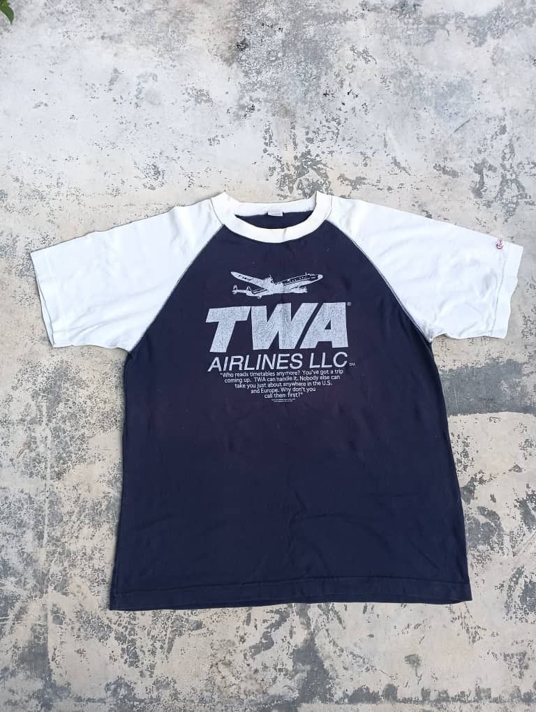 Japanese Brand × Sugar Cane Vintage TWA airlines sugarcane cheswick tshirts Size US L / EU 52-54 / 3 - 1 Thumbnail