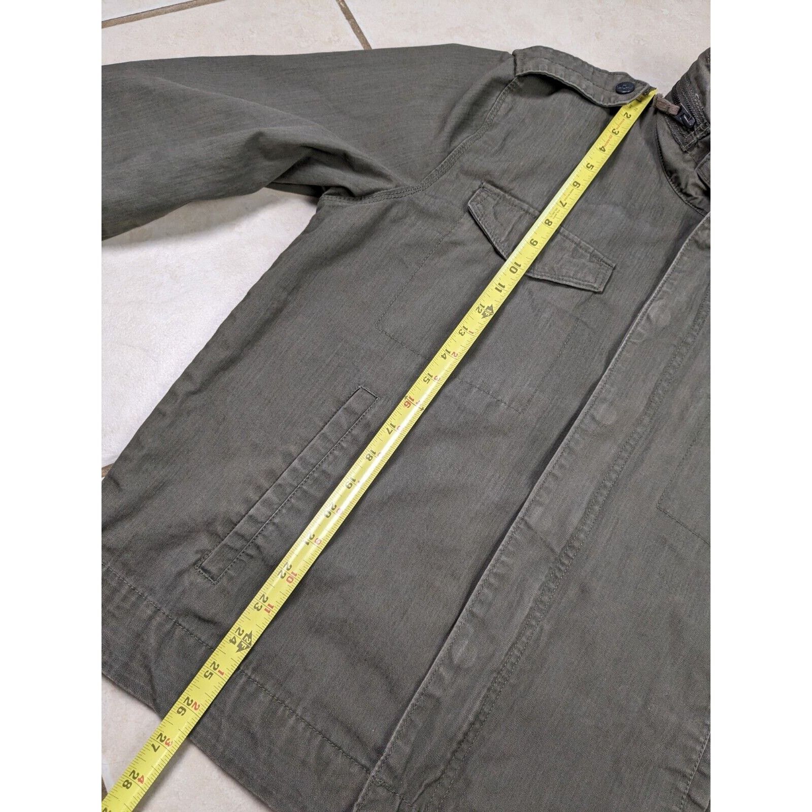 Levi's Levi’s Four Pocket Military Jacket Packable Hood Olive Size US L / EU 52-54 / 3 - 10 Thumbnail