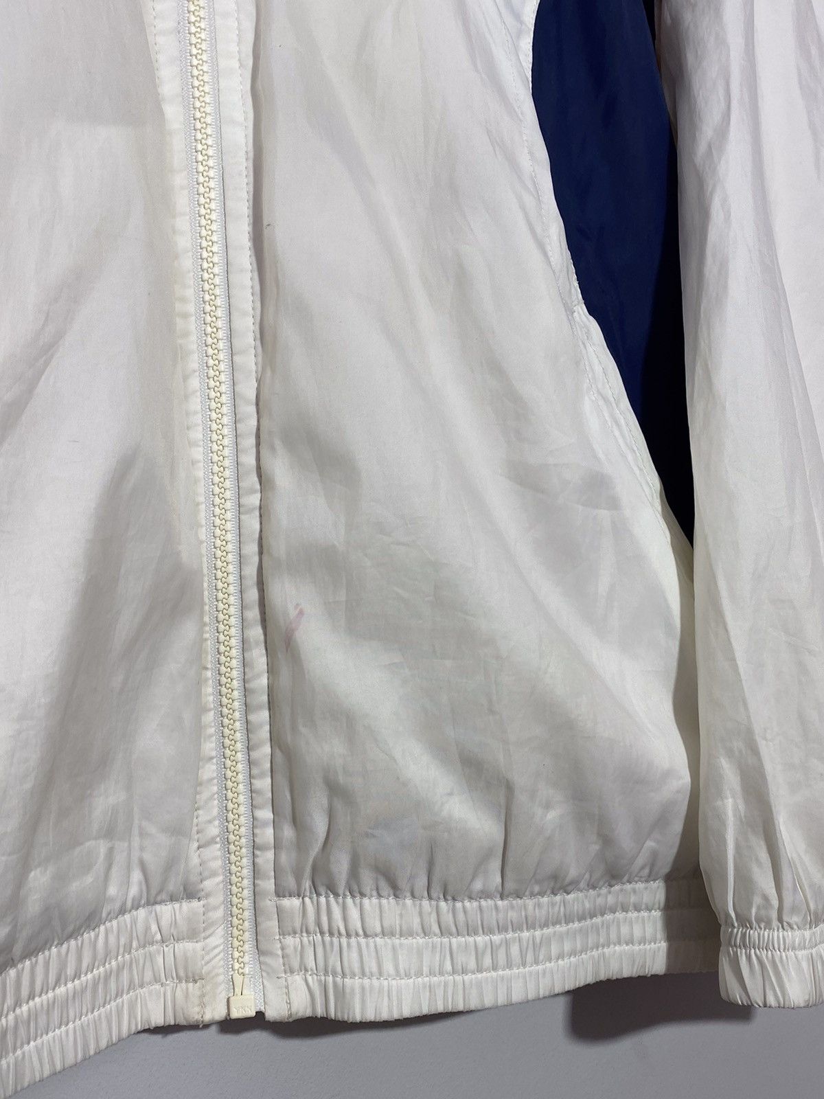 Nike 🔥 90s Nike TRACK JACKET WHITE NAVY YELLOW SPORTY VIBES Size US S / EU 44-46 / 1 - 7 Thumbnail