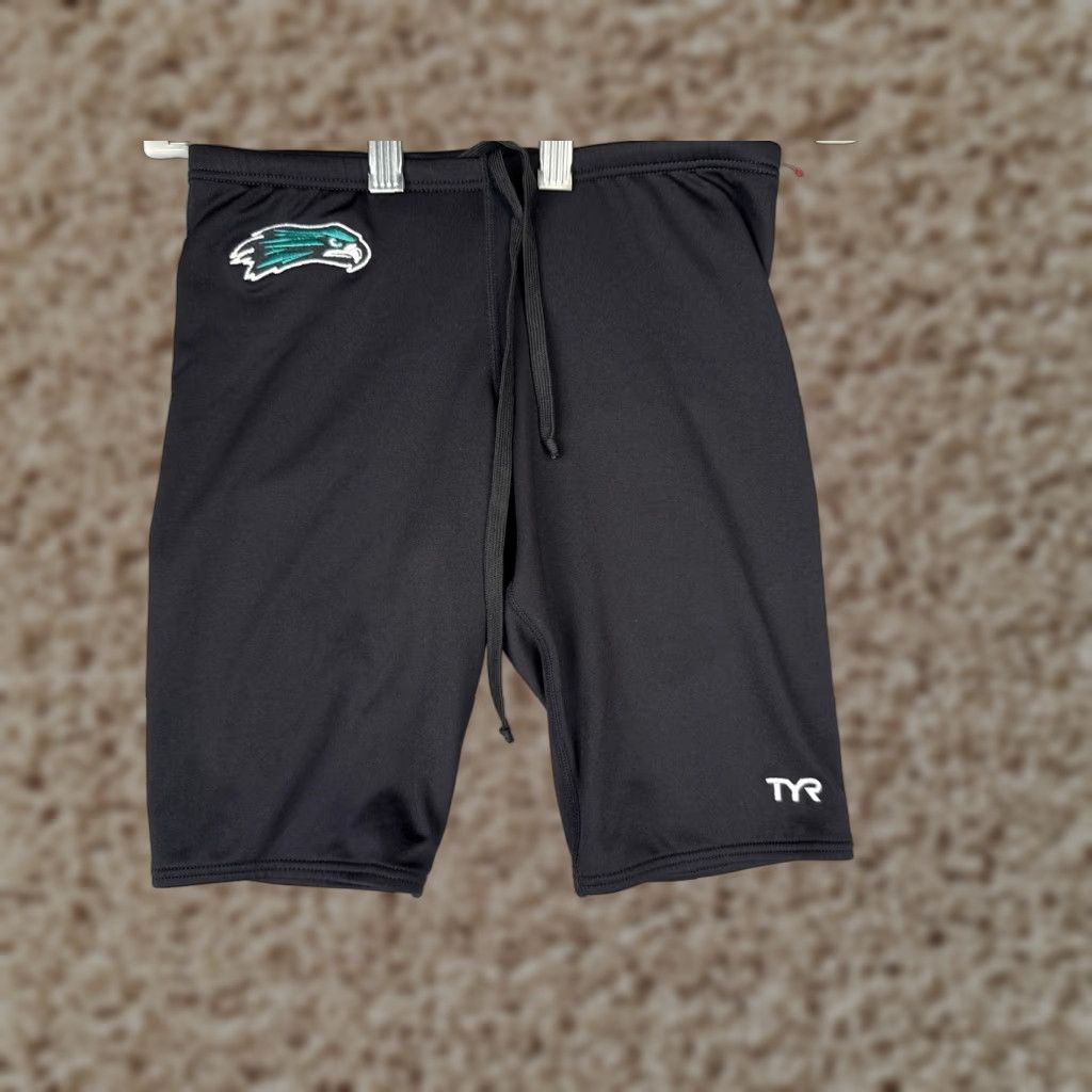 Vintage TYR Mens Swim Jammers 28 Black Racing Jammer Shorts Drawstring Lined Team Patch Jammer Bottoms Sports Mens (Men) Size US 28 / EU 44 - 1 Thumbnail