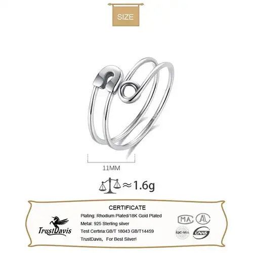 Other 925 Sterling Silver Rings Jewelry Size ONE SIZE - 3 Thumbnail