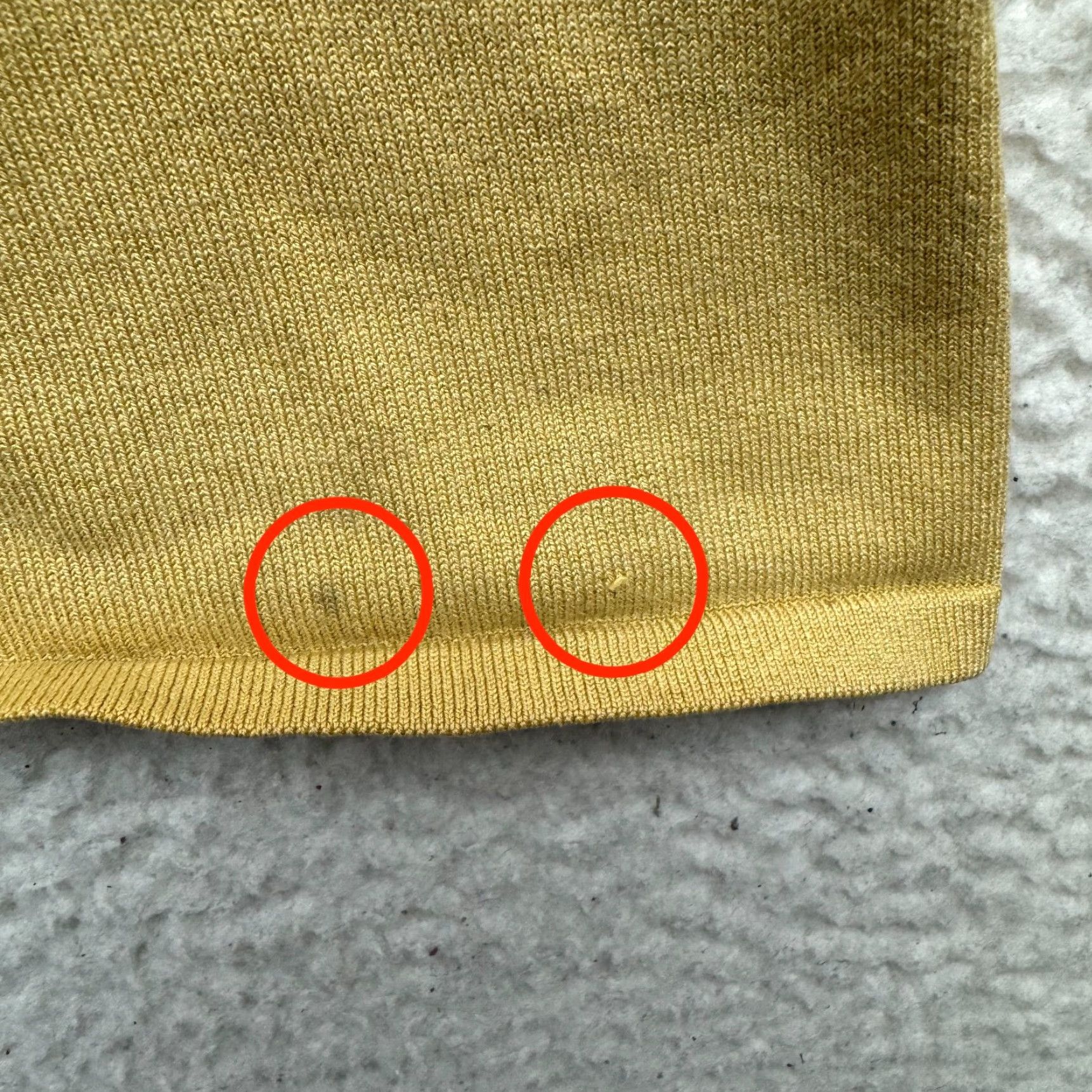 Vintage VINTAGE Y2K Halter Top Shirt Medium Silk Blend Mustard Yellow Knit Studded McBling Mens Girls Womens Size M / US 6-8 / IT 42-44 - 4 Thumbnail