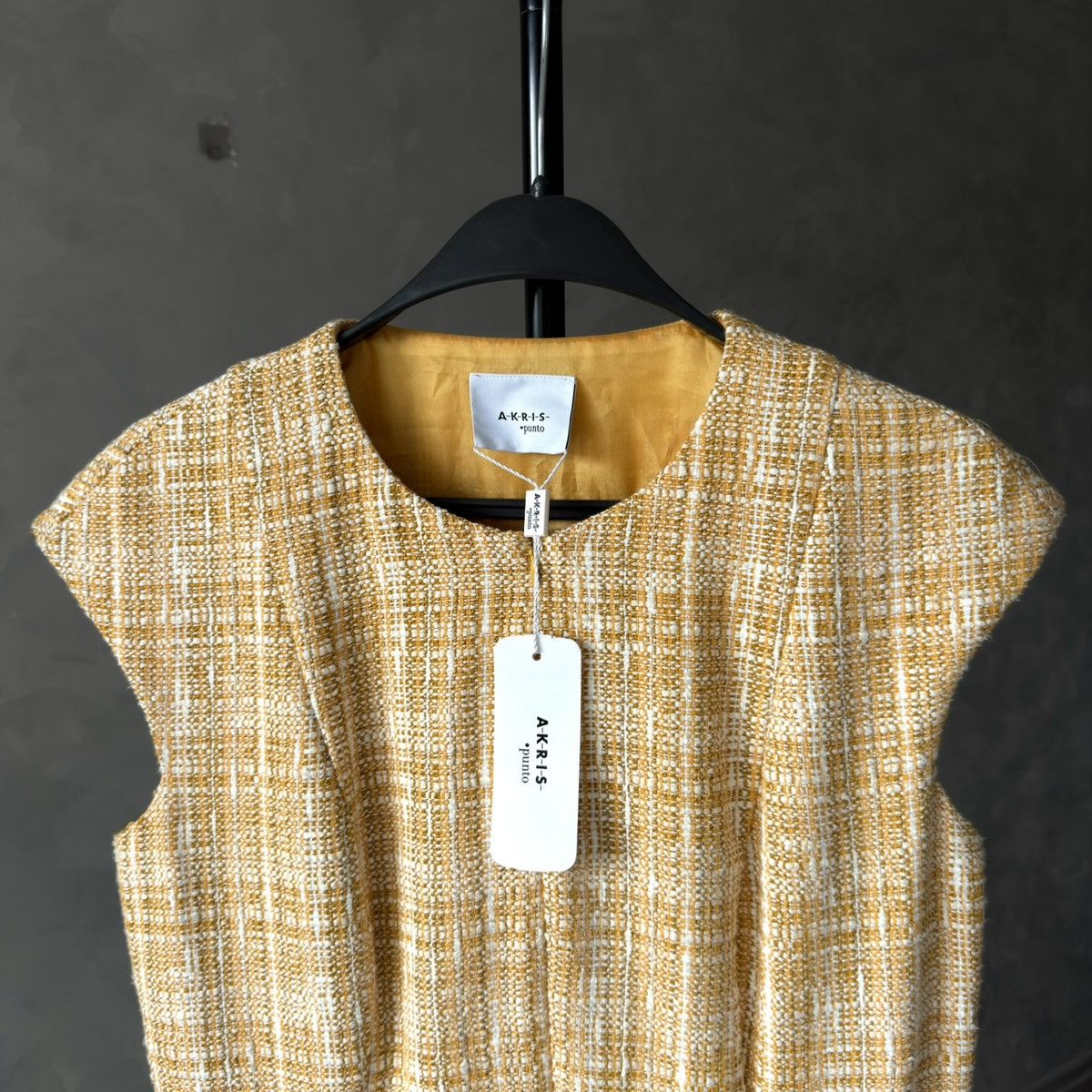 Akris Akris Punto Tweed Sheath Sleeveless Dress Size L / US 10 / IT 46 - 4 Thumbnail