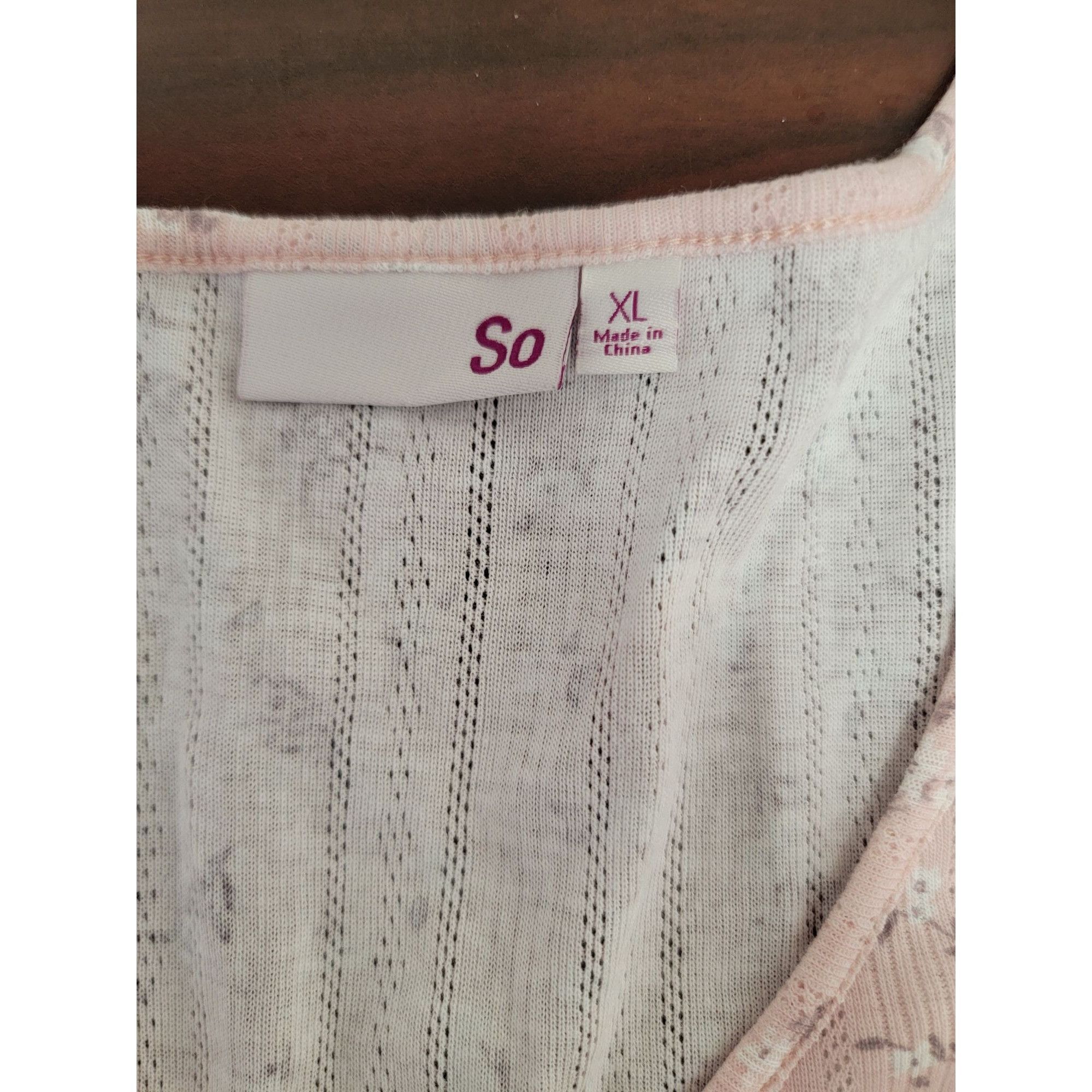 Other Juniors' SO Cinch Front Baby Tee, Girl's, Size: XL, White Size XL / US 12-14 / IT 48-50 - 3 Thumbnail