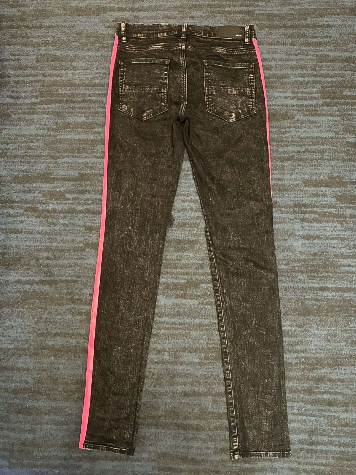 Amiri Amiri Pink Stripe Denim Size US 31 - 3 Thumbnail