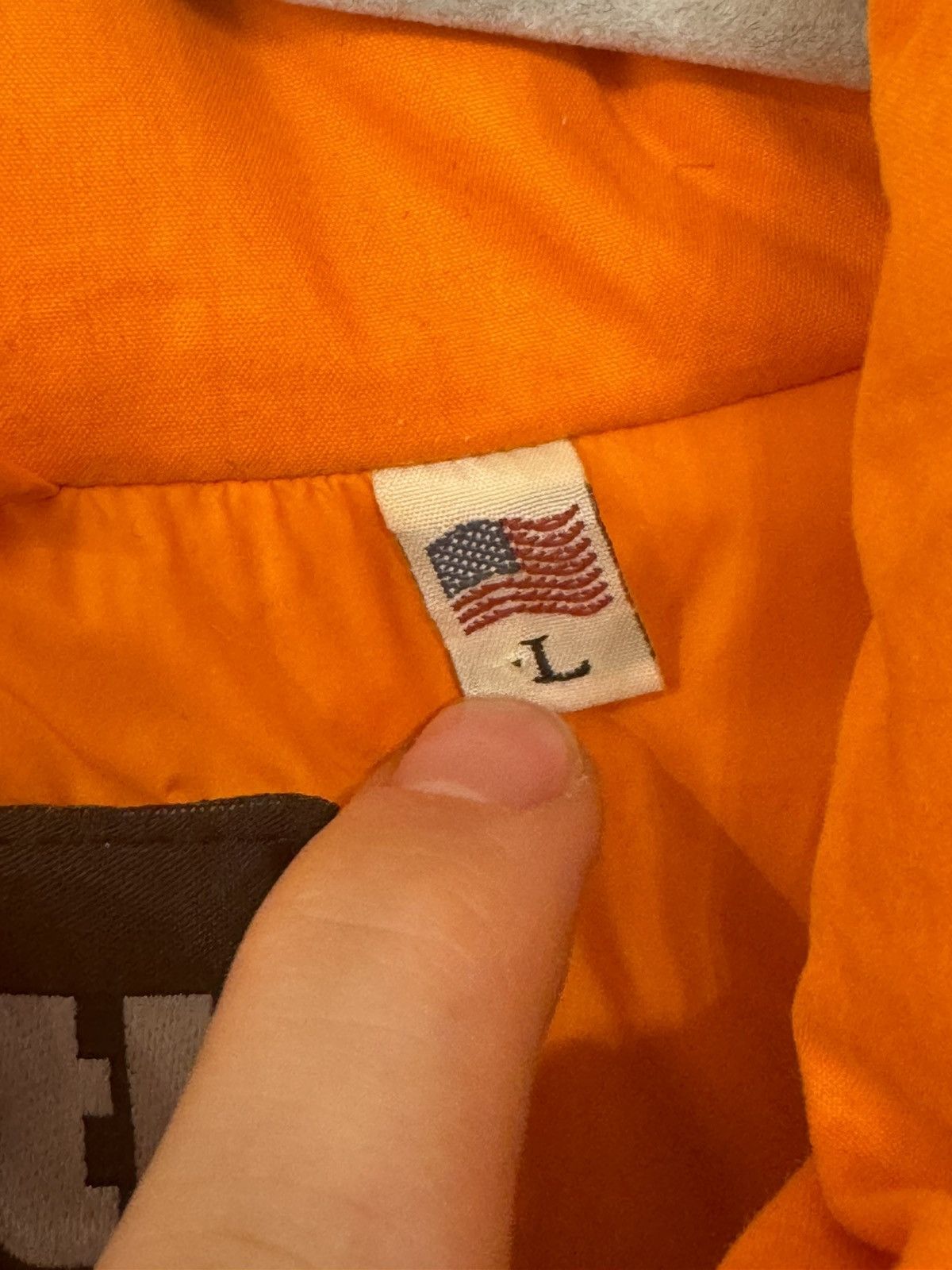 Designer Schott Orange jacket vintage USA retro stylish 00s y2k 90s Size US L / EU 52-54 / 3 - 7 Thumbnail