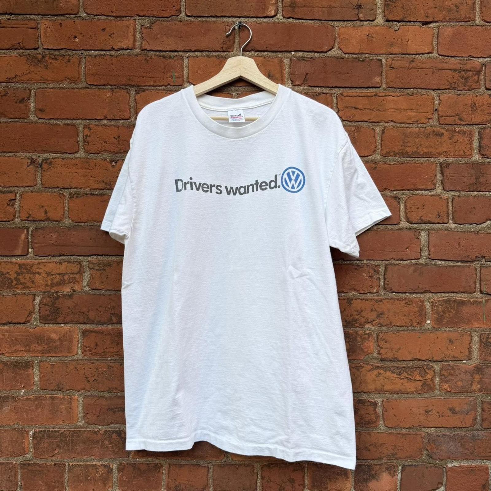 Other vintage Volkswagen drivers wanted t shirt 00s XL Size US XL / EU 56 / 4 - 1 Thumbnail