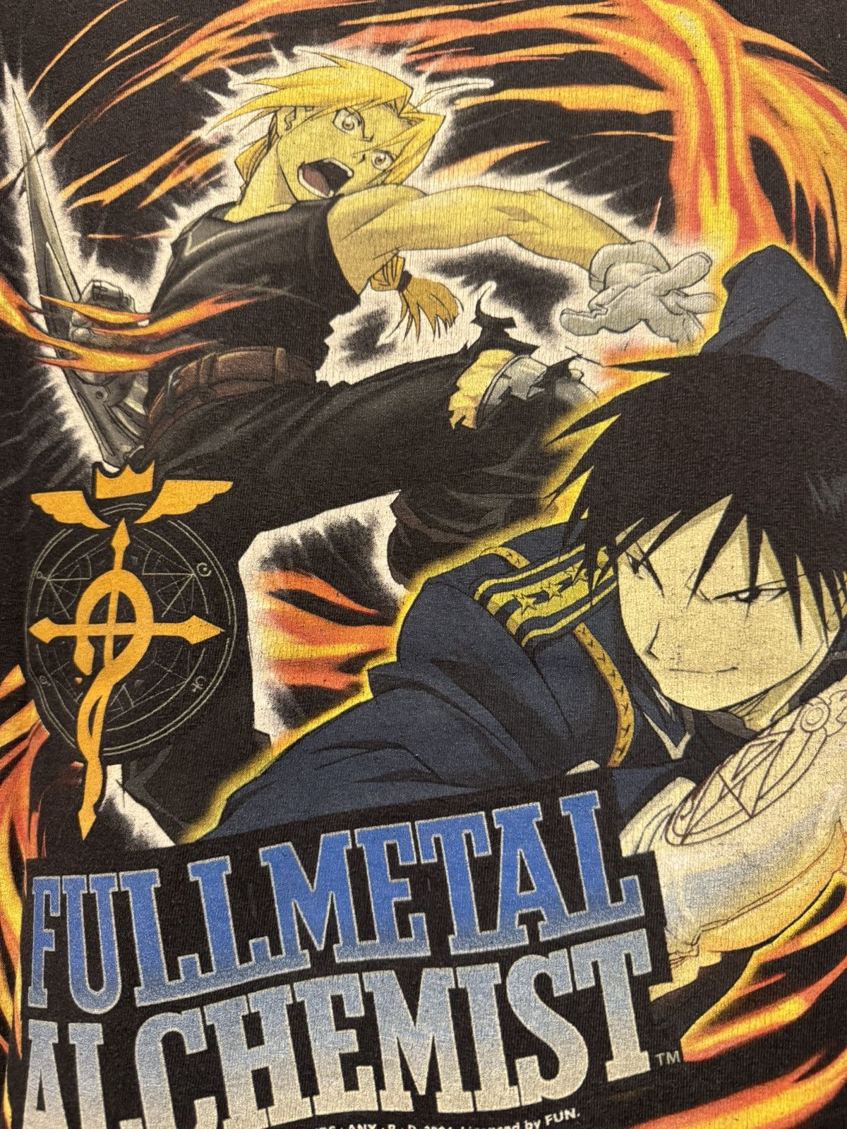 Vintage Vintage Fullmetal Alchemist T Shirt Mustang Size US XL / EU 56 / 4 - 4 Thumbnail