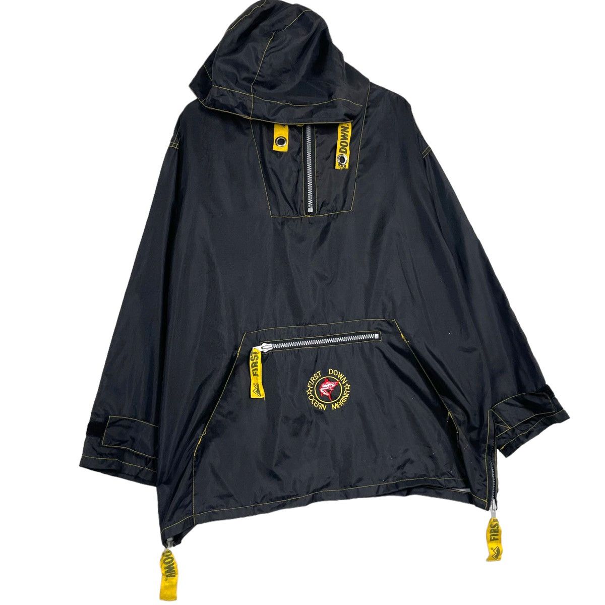 Japanese Brand 💥FIRST DOWN ANORAK NYLON SPORT JACKET Size US L / EU 52-54 / 3 - 3 Thumbnail