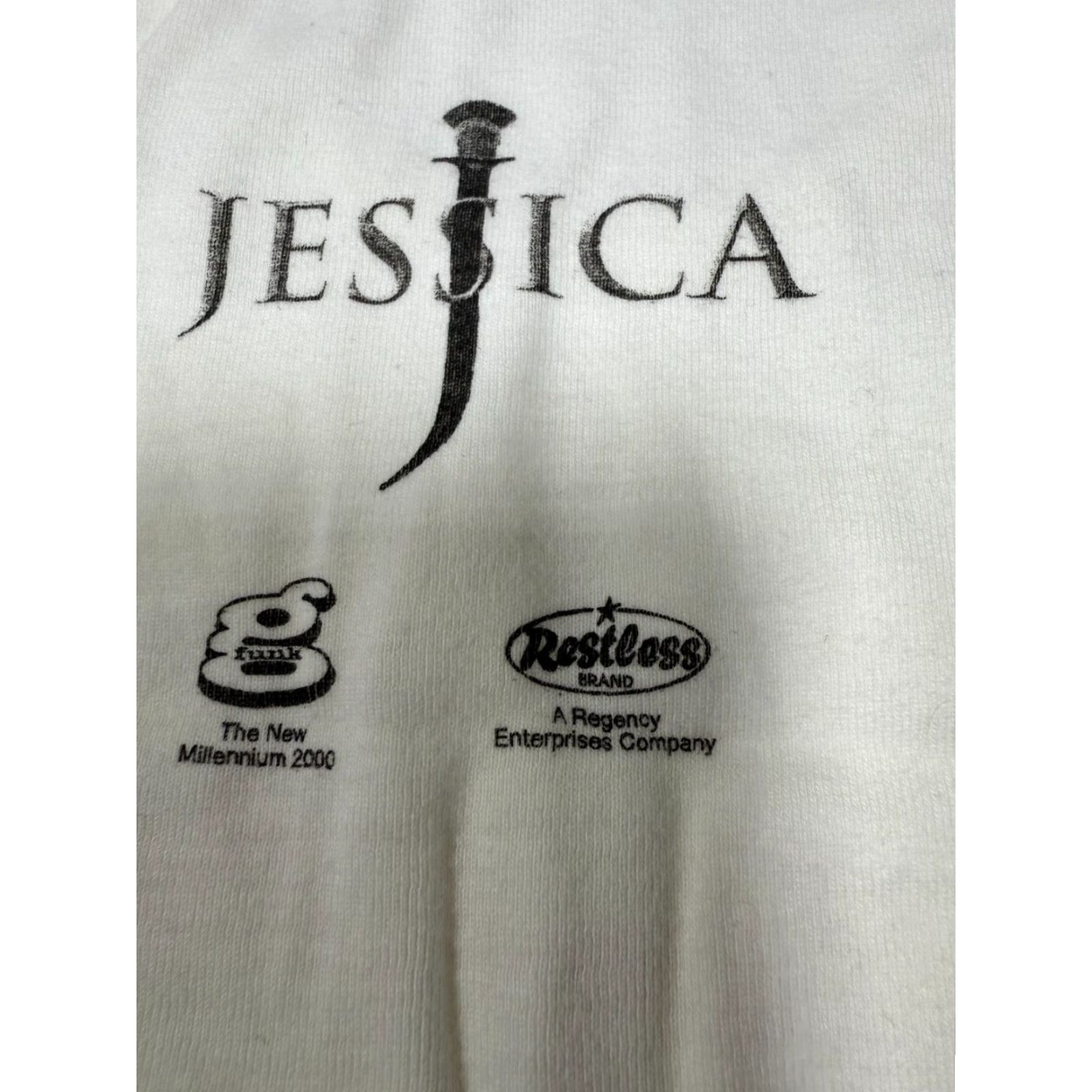 J Brand VINTAGE Classic Girl T-Shirt JESSICA Adult Medium White Collectible Mens Size M / US 6-8 / IT 42-44 - 7 Thumbnail