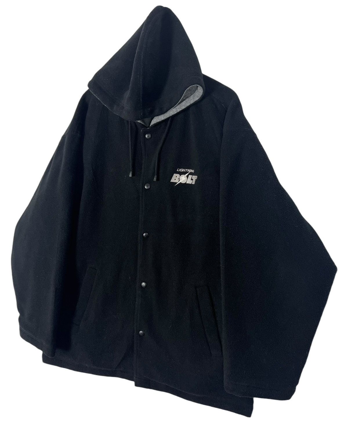 Lightning Bolt × Vintage 90s Vintage Lightning Bolt Fleece Jacket Size US L / EU 52-54 / 3 - 3 Thumbnail