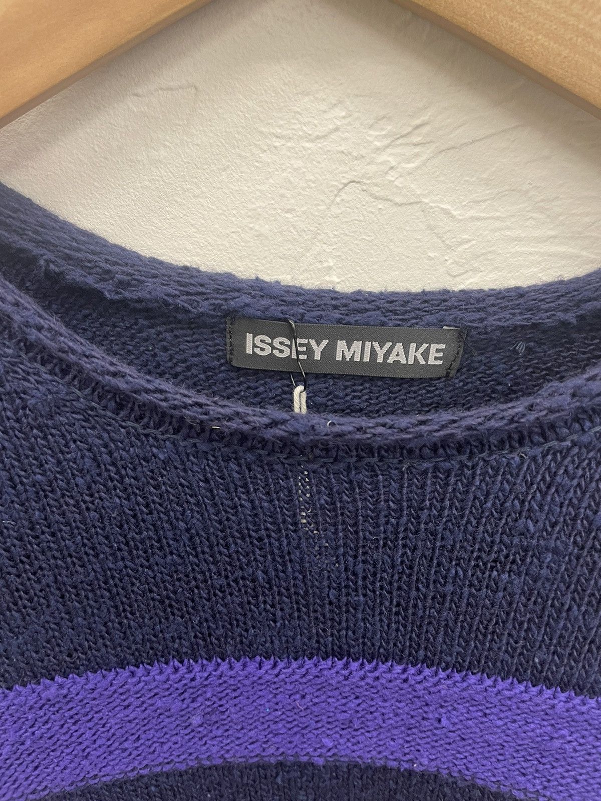 Issey Miyake Striped 3-D Sweater Size US M / EU 48-50 / 2 - 2 Thumbnail