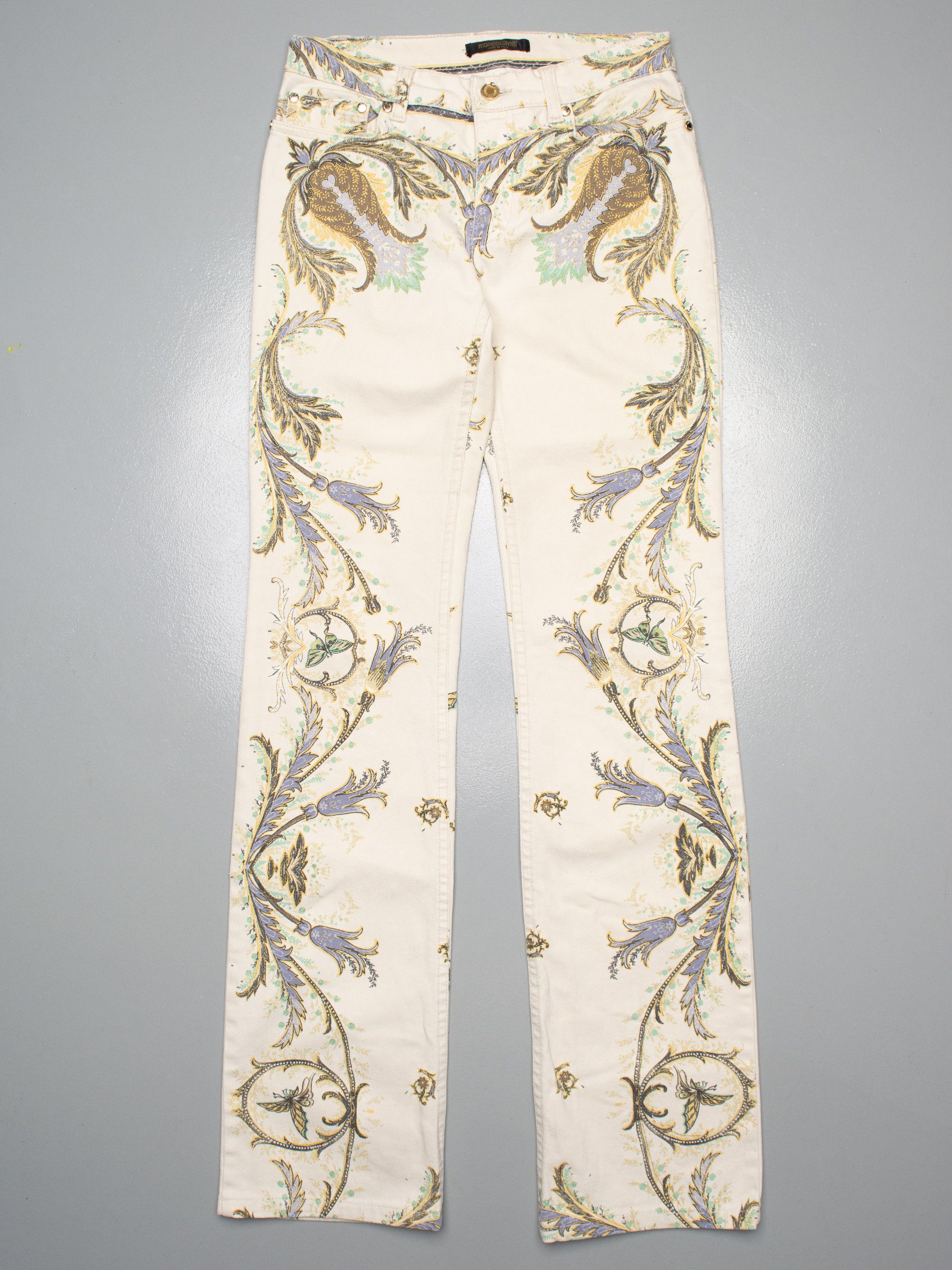 Roberto Cavalli vintage 2000s Roberto Cavalli printed pants - size 42 IT Size 28" / US 6 / IT 42 - 1 Thumbnail