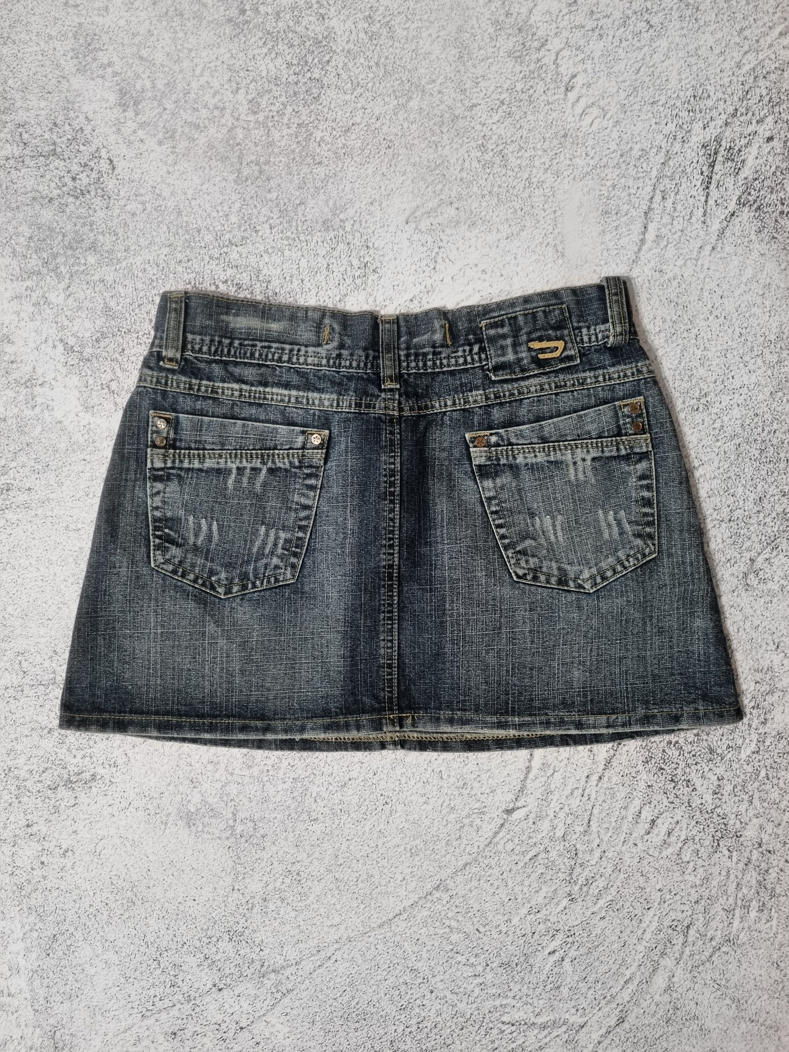 Diesel Vintage Diesel Avant Garde Jeans Mini Skirt Y2K Size 30" / US 8 / IT 44 - 6 Thumbnail