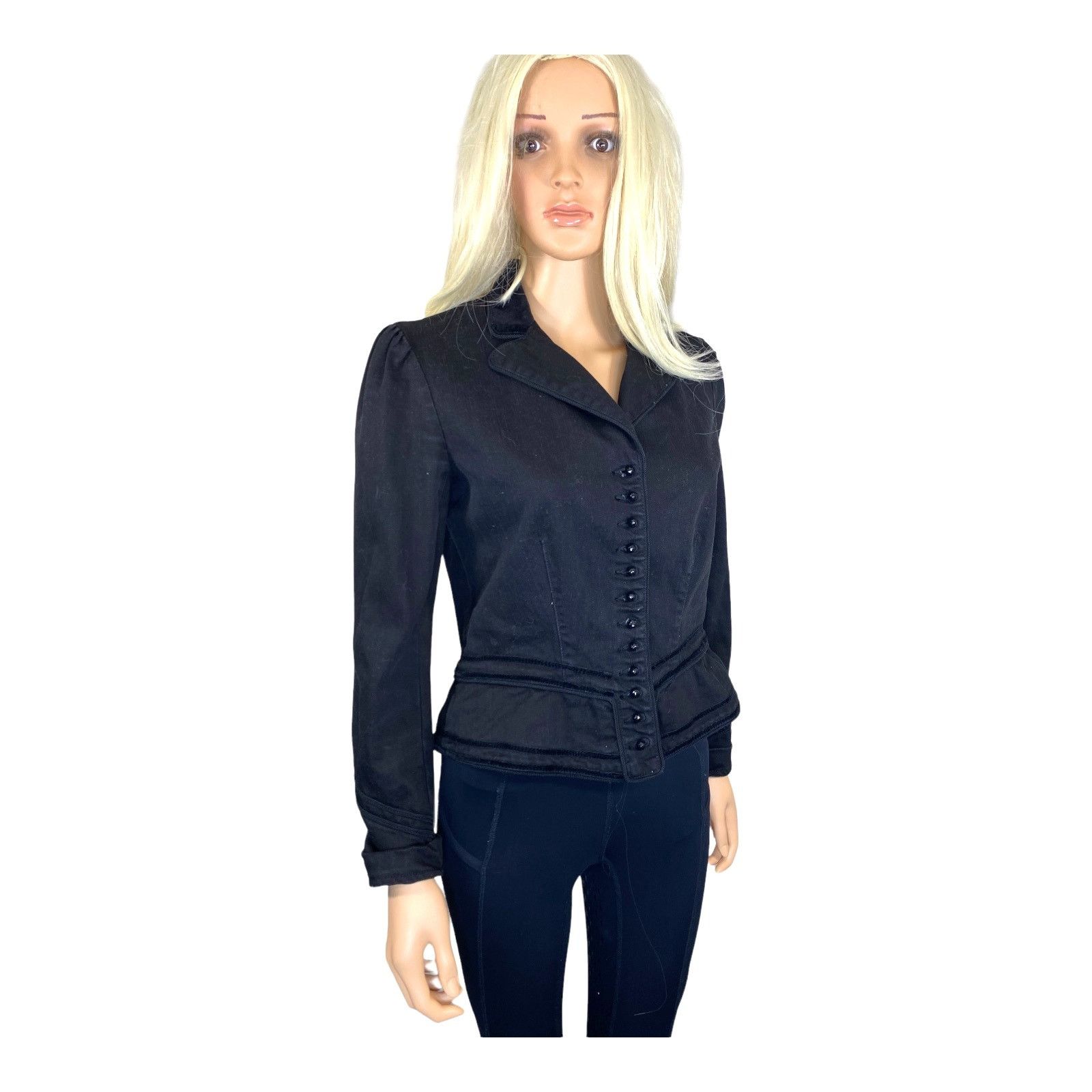 Other Lauren Jeans Fitted Denim Blazer M Ralph Lauren Black Victor Size M / US 6-8 / IT 42-44 - 1 Thumbnail