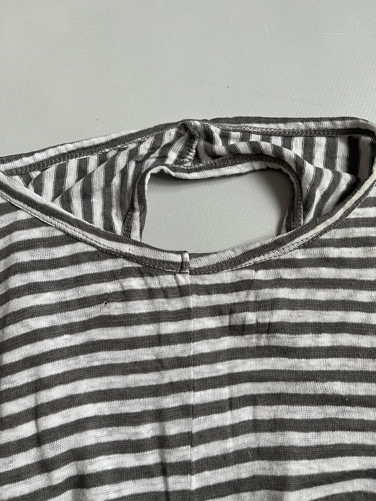Rundholz RUNDHOLZ Black Label Striped Asymmetrical Grey Tank Top Size S / US 4 / IT 40 - 13 Thumbnail