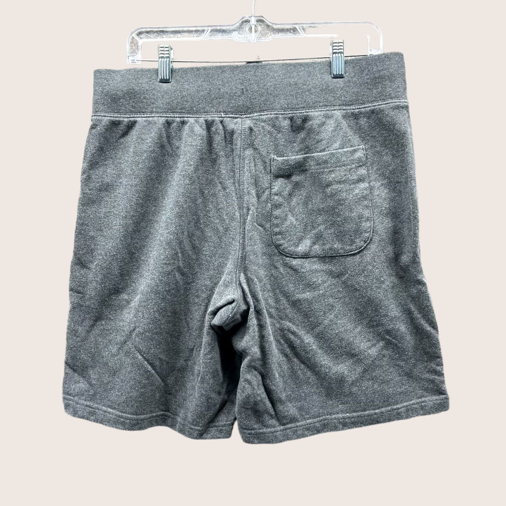 Champion VINTAGE Champion Shorts Mens Large Gray Fleece Drawstring Pocket Athletic Y2K Size US 33 - 1 Thumbnail