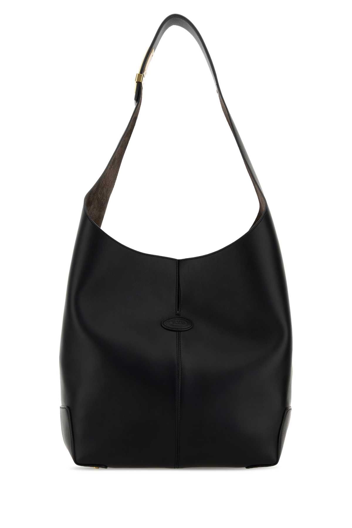 Tod's Black Leather Tod S Di Bag Folio Bucket Bag Size ONE SIZE - 1 Thumbnail