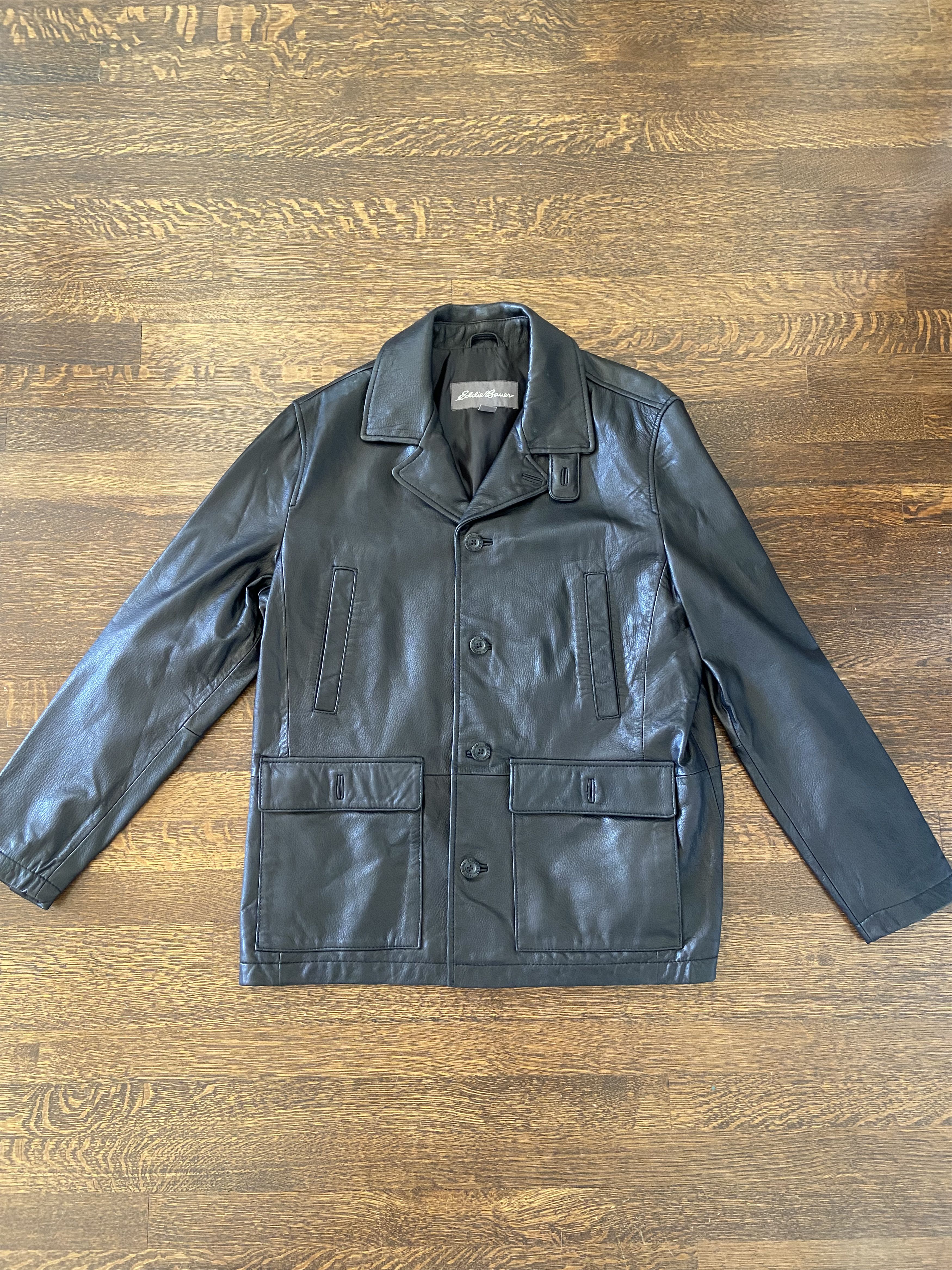 Eddie Bauer Vintage Eddie Bauer Leather Jacket Size US L / EU 52-54 / 3 - 1 Thumbnail