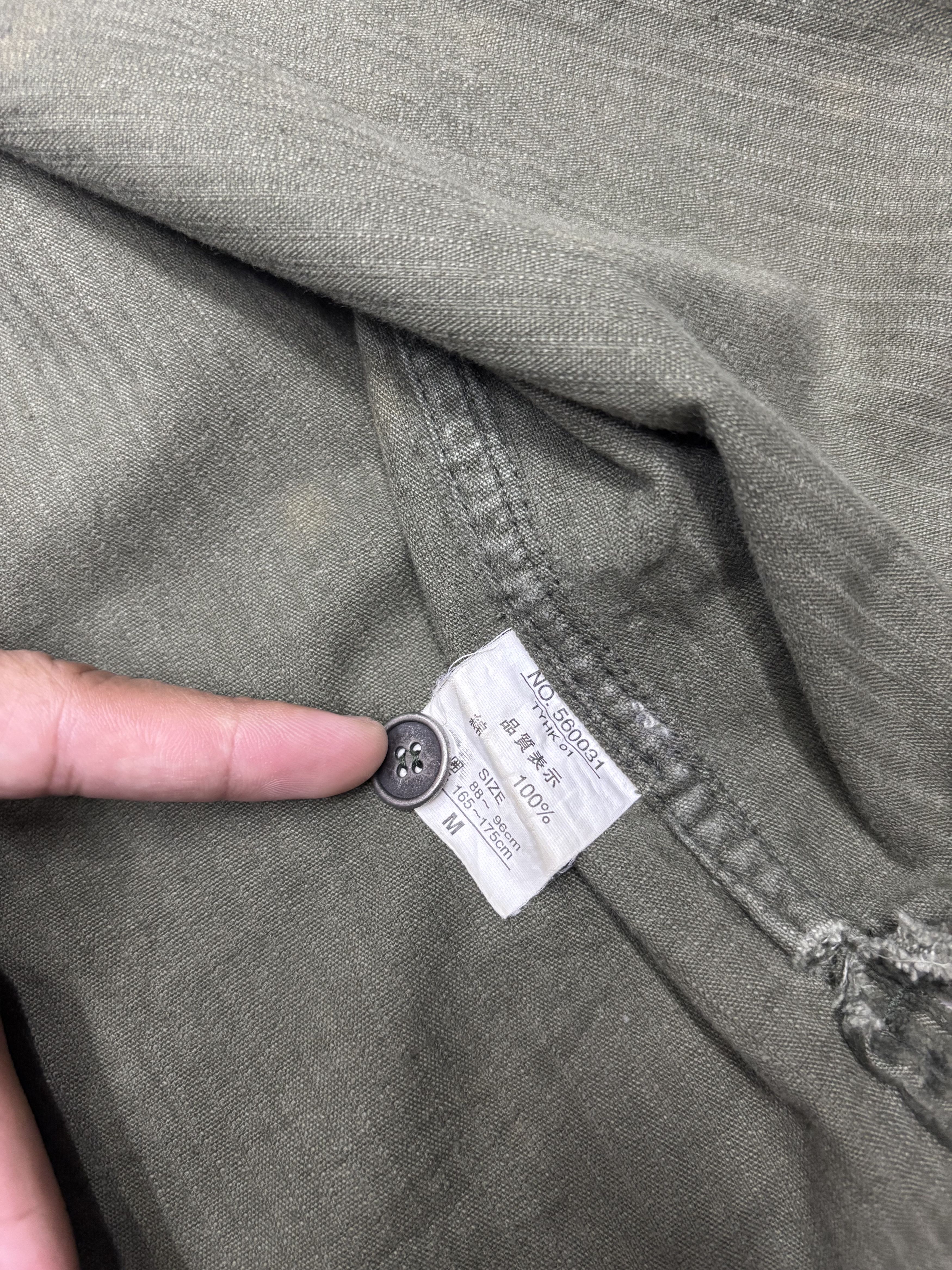 Japanese Brand × Yohji Yamamoto Vintage Japanese Brand Jungle Storm Zipper Shirt Jacket Size US M / EU 48-50 / 2 - 11 Thumbnail