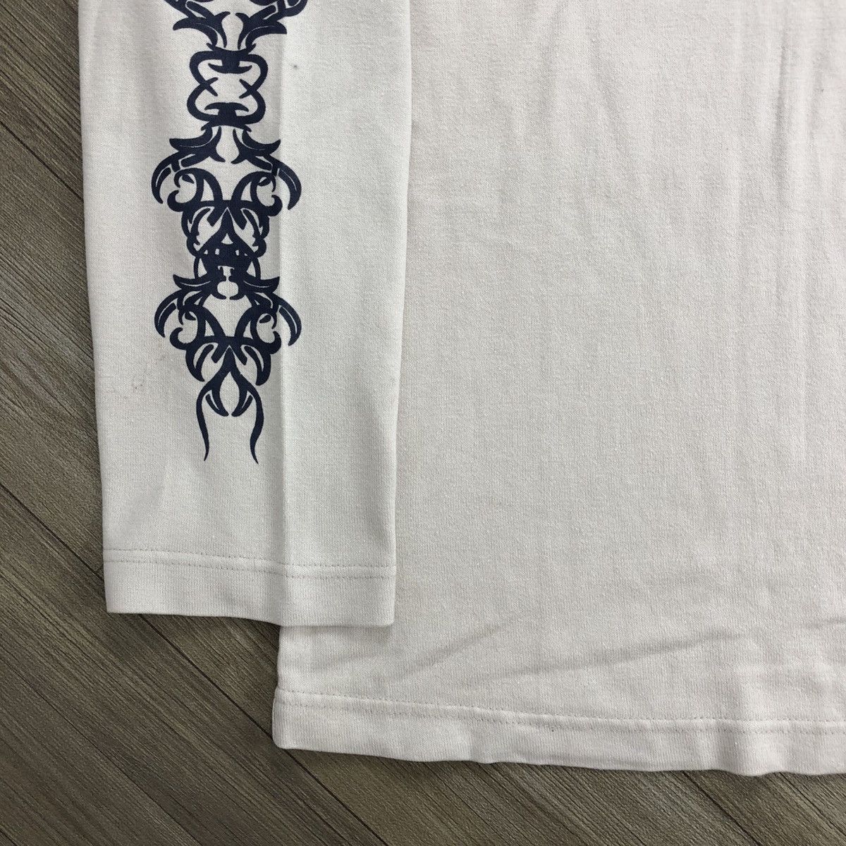 If Six Was Nine × Japanese Brand × Le Grande Bleu (L.G.B.) 1990s Uniqlo Larkins Poem Cross Goa Lgb Style Longsleeve Size US M / EU 48-50 / 2 - 10 Thumbnail