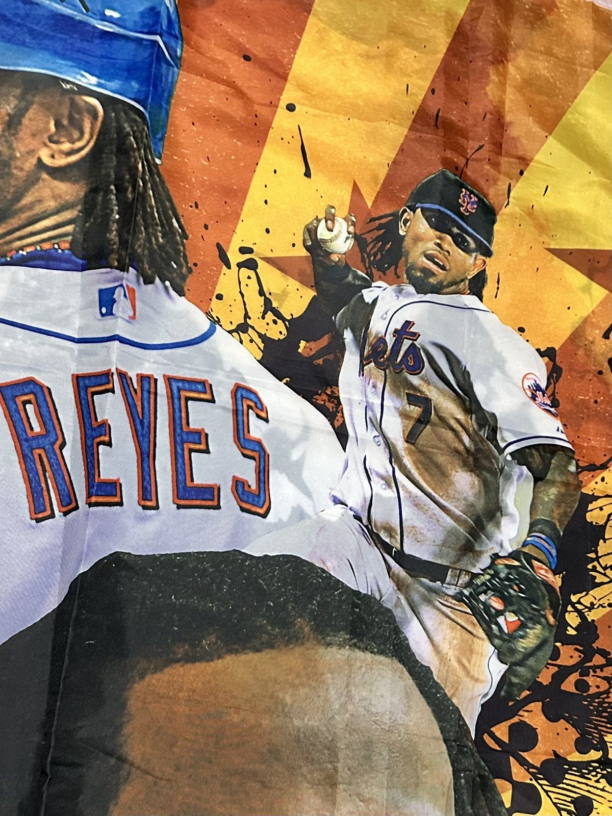 Budweiser Budweiser Mets Jose Reyes Tapestry Size ONE SIZE - 3 Thumbnail