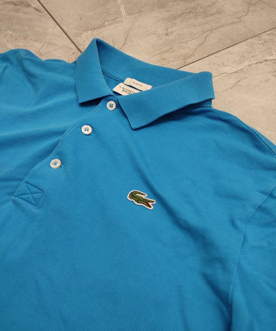 Lacoste Lacoste Sport slim fit blue Short Sleeve Polo Shirt L size Size US L / EU 52-54 / 3 - 5 Thumbnail