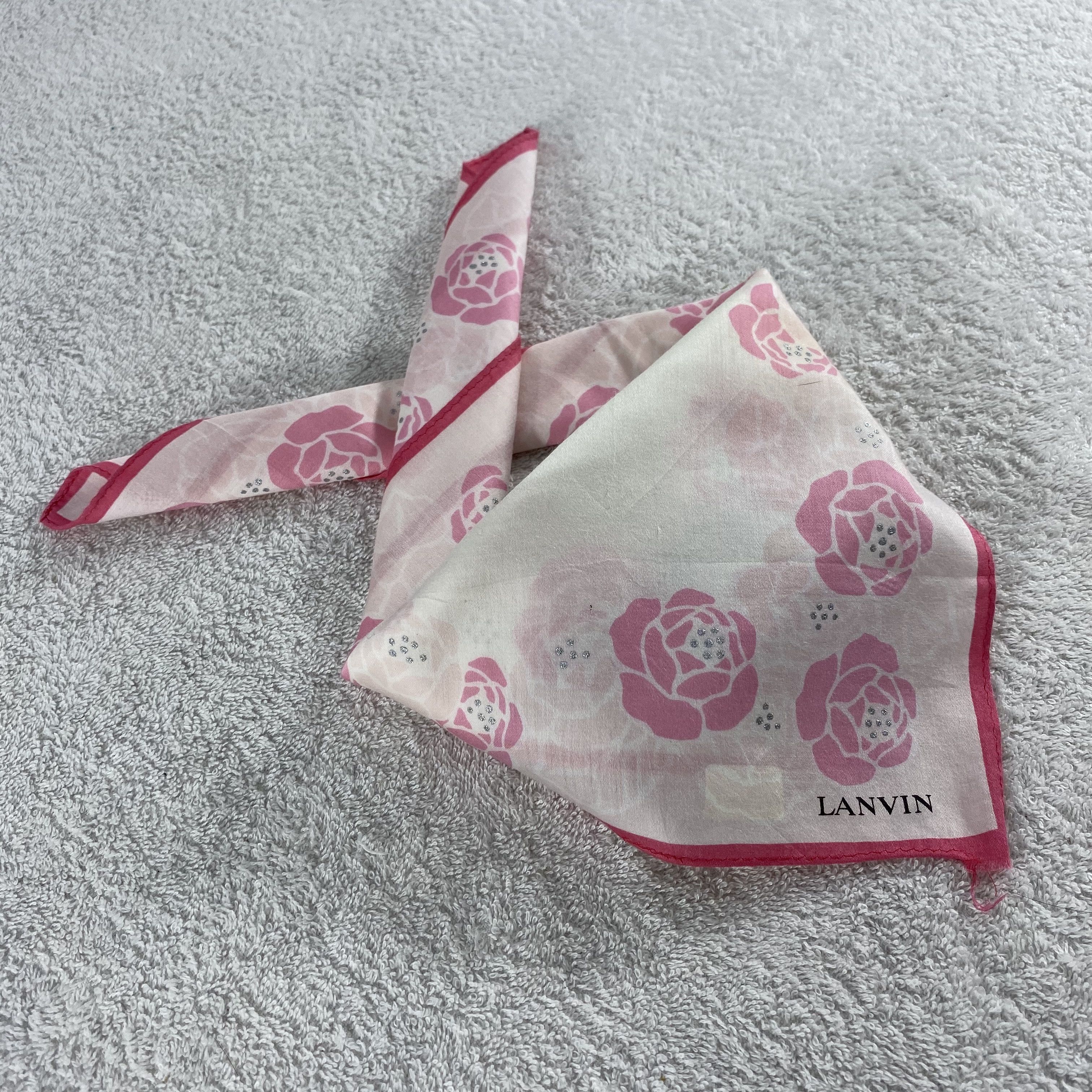 Lanvin × Vintage Lanvin Handkerchief / Neckerchief / Bandana Size ONE SIZE - 2 Thumbnail