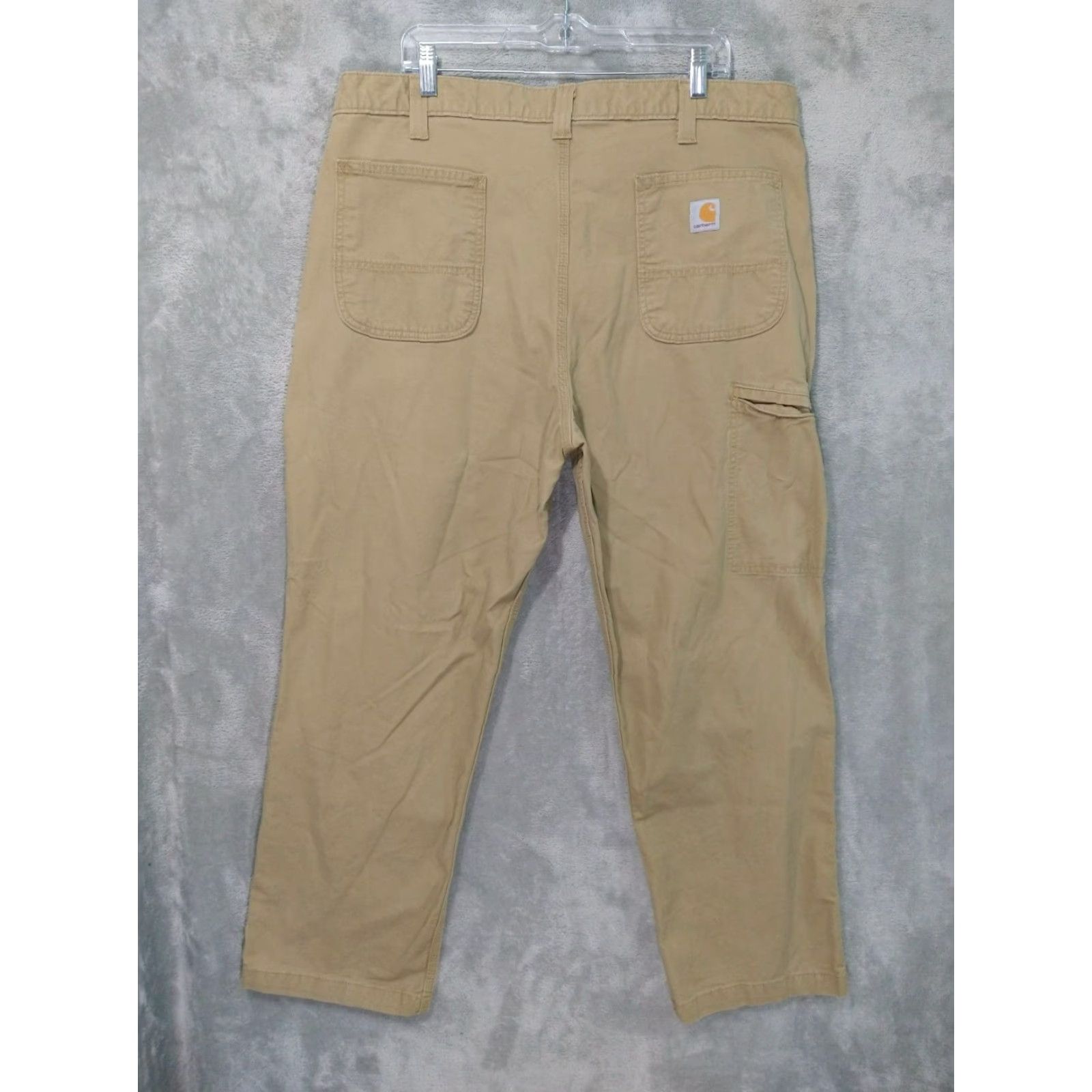 Carhartt Carhartt Pants Mens 40x30 Beige Rigby Relaxed Straight Canvas Dungaree Work Shirt? Size US 40 / EU 56 - 2 Thumbnail