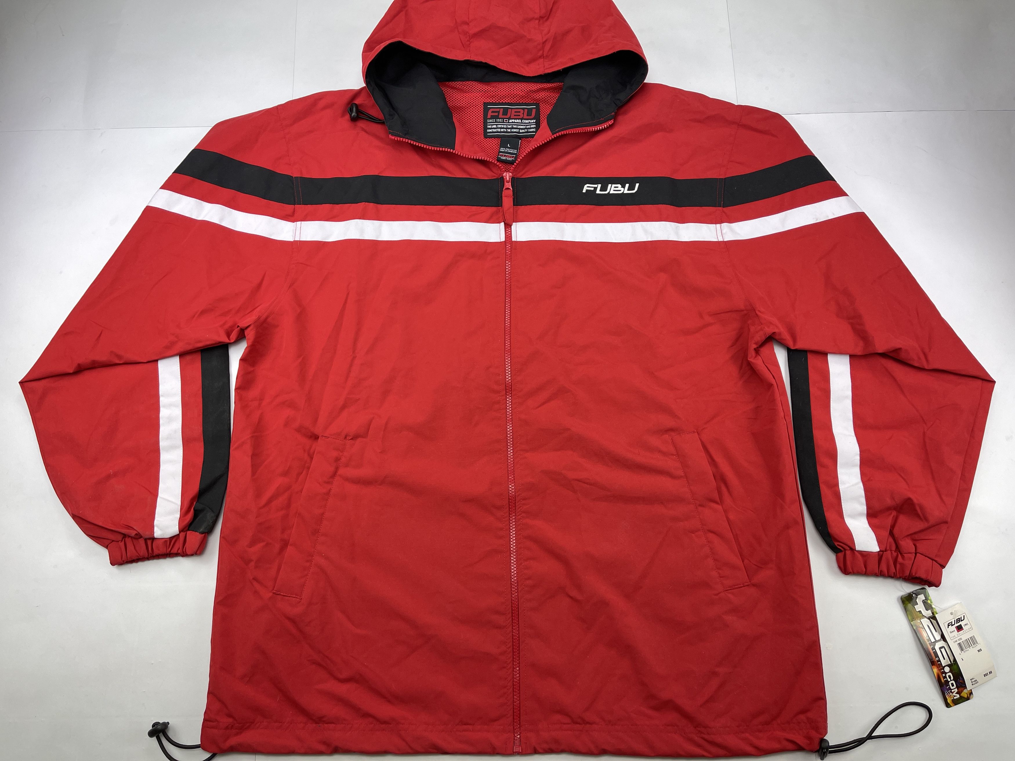 Fubu FUBU tracksuit, baggy track suit jacket and pants set 90s L Size US L / EU 52-54 / 3 - 11 Thumbnail