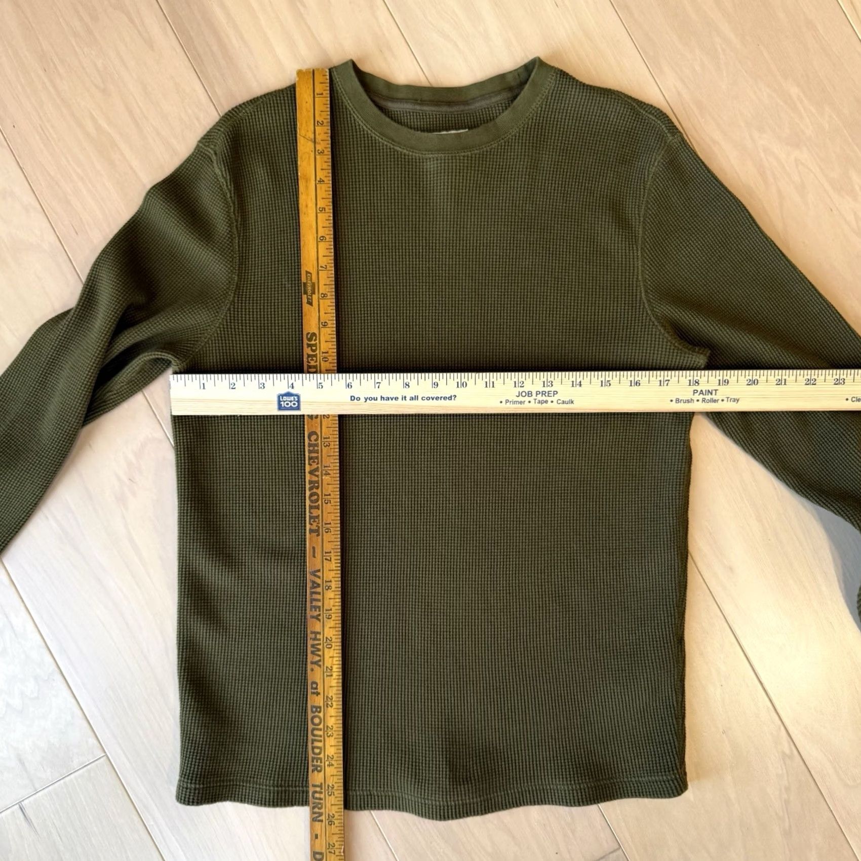 Flint And Tinder Flint and Tinder Thermal Shirt Small Green Cotton Long Sleeve Casual Workwear Mens Shirt Size US S / EU 44-46 / 1 - 3 Thumbnail