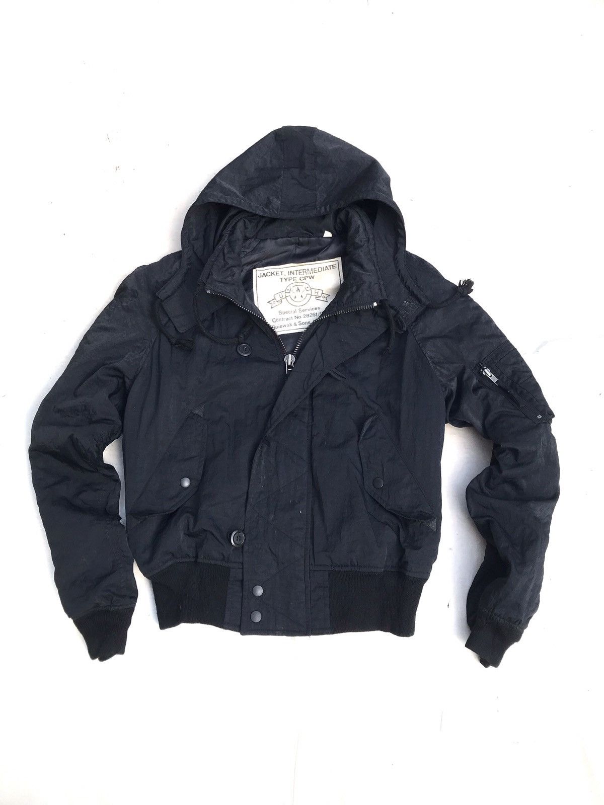 I. Spiewak And Sons Vintage I.Spiewak and sons Usa bomber hoodie Flight Jacket Size US M / EU 48-50 / 2 - 9 Thumbnail