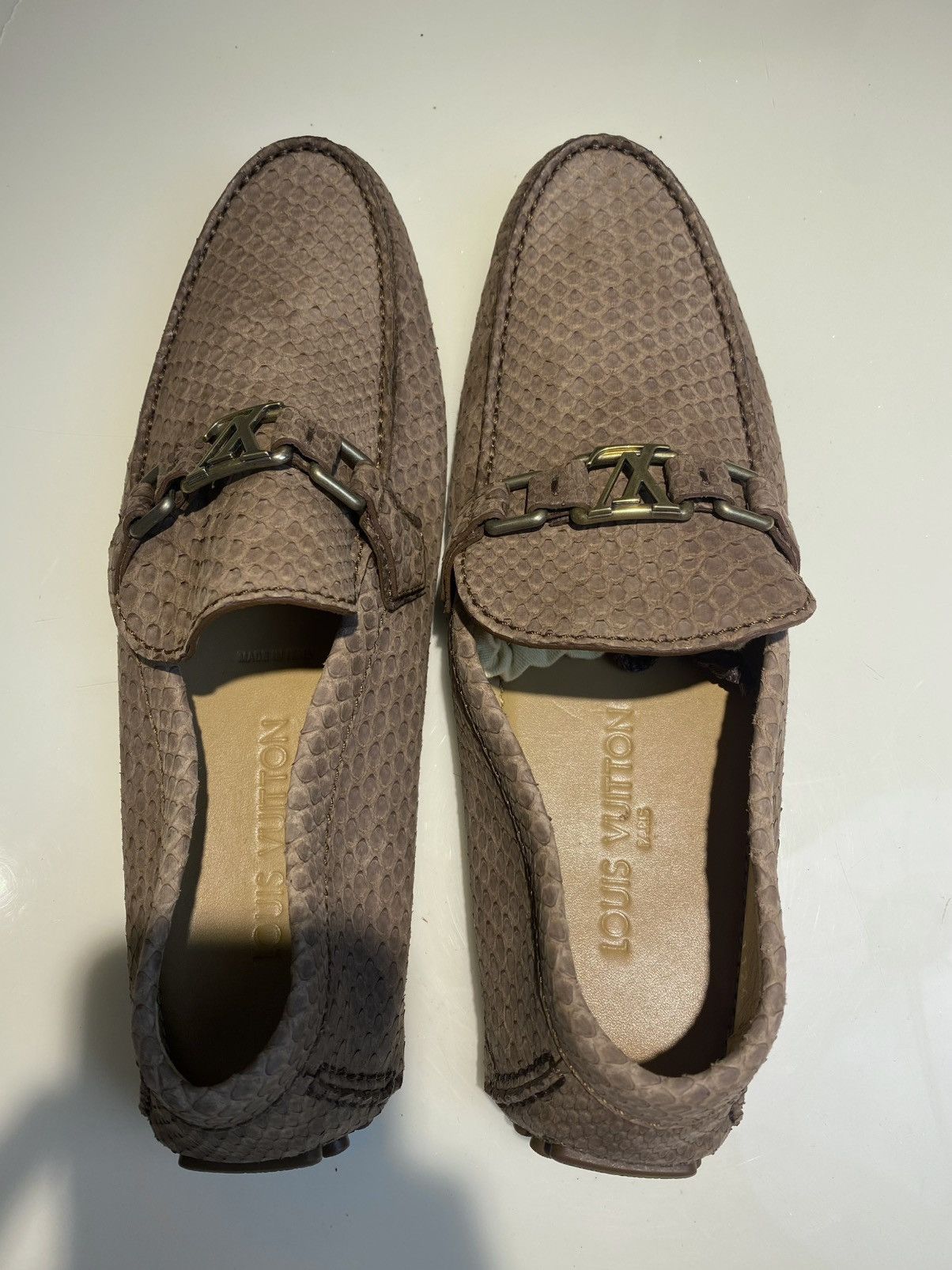 Louis Vuitton Louis Vuitton Python Monte Carlo Loafers Size9 Size US 9 / EU 42 - 5 Thumbnail