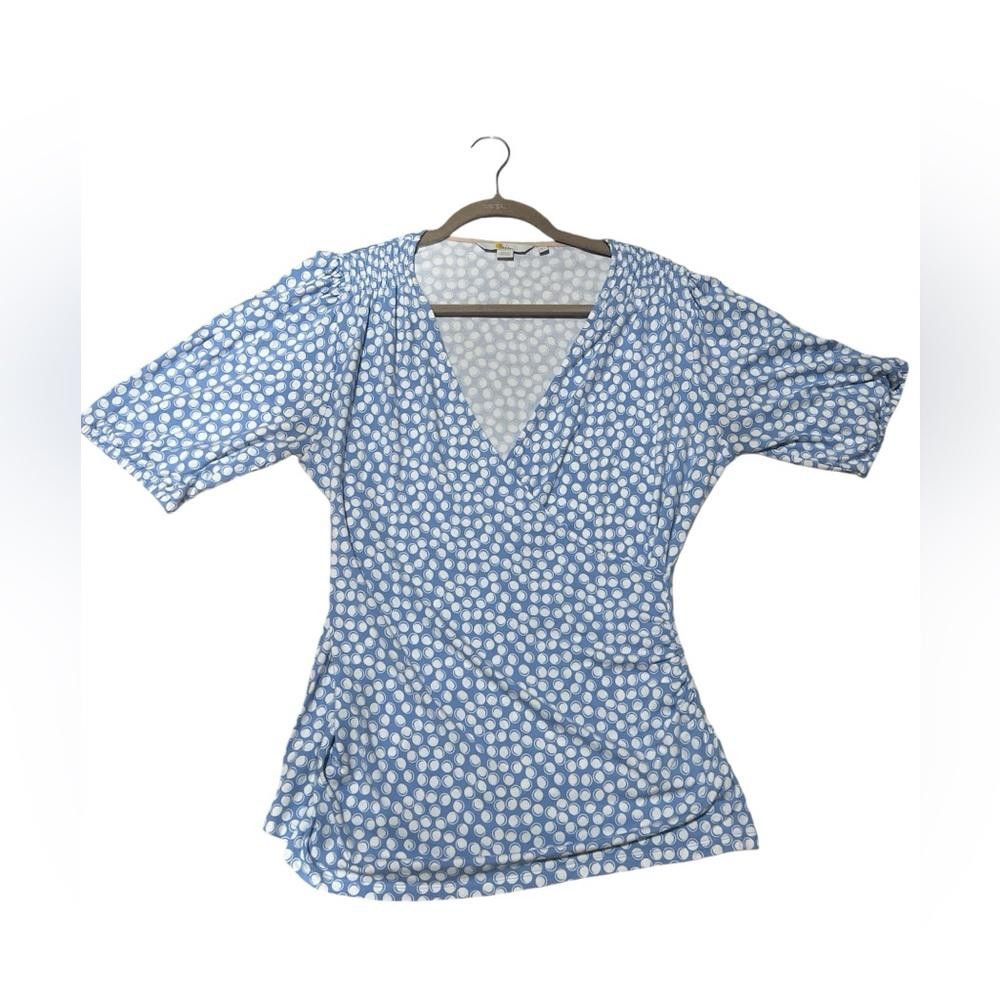 Boden Boden Women Faux Wrap Blouse Top Size 14 Size XL / US 12-14 / IT 48-50 - 2 Thumbnail