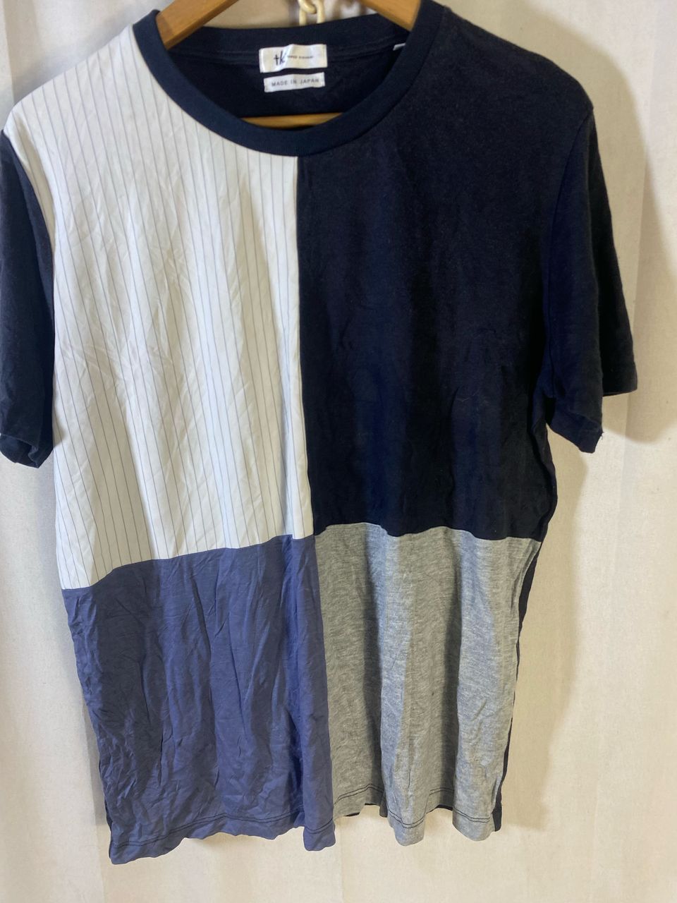 Designer × Japanese Brand × Takeo Kikuchi Unisex🔥Takeo kikuchi patchwork tshirt Size US M / EU 48-50 / 2 - 2 Thumbnail