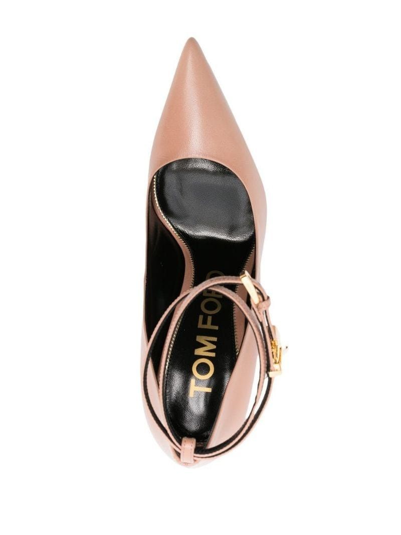 Tom Ford o1loc1c0525 Padlock Pointed Toe Pumps in Pink Size US 8 / IT 38 - 4 Thumbnail