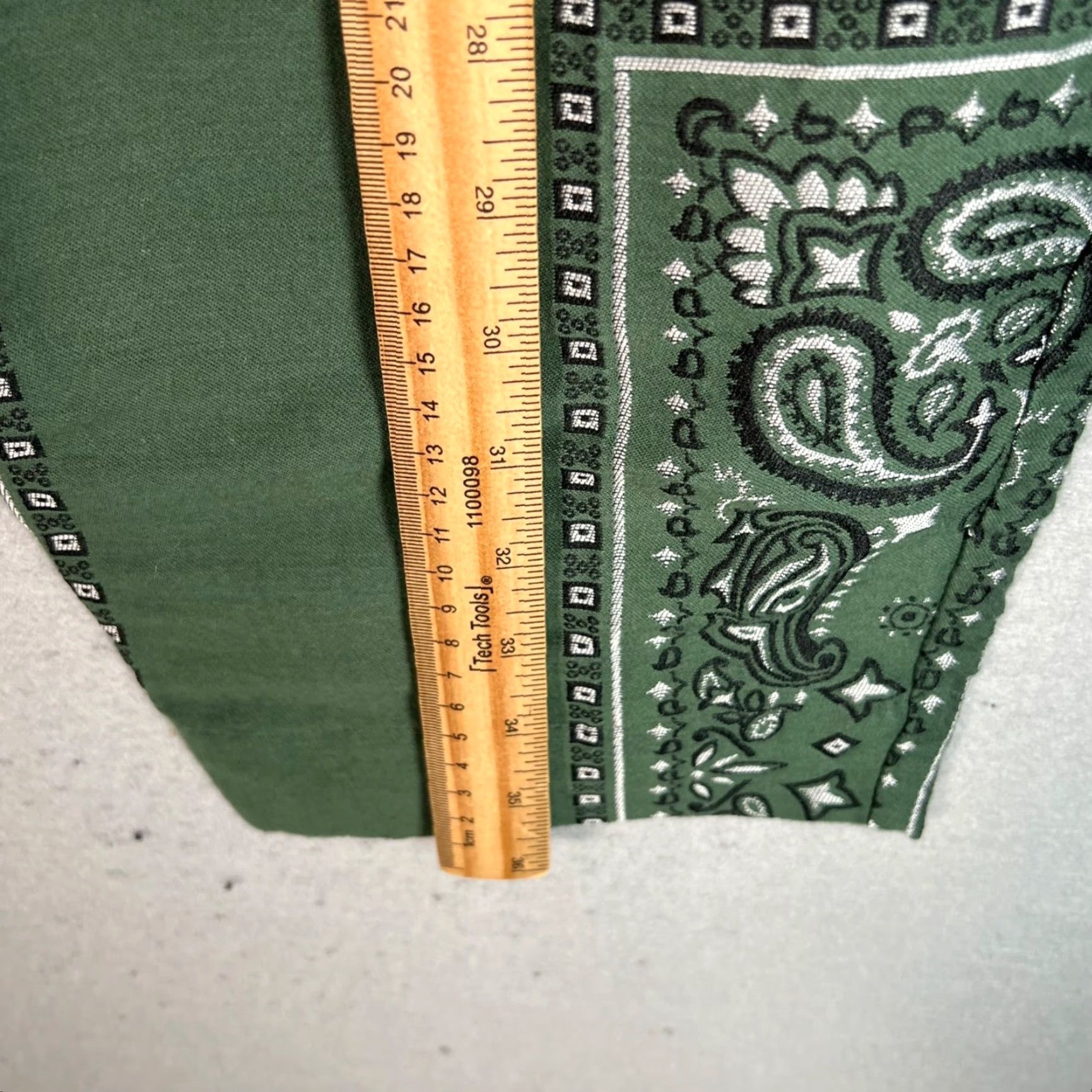 TOGA VIRILIS Toga Virilis Green Paisley Bandana Jacquard Pants Size 44 Made In Japan Womens Size 30" / US 8 / IT 44 - 7 Thumbnail