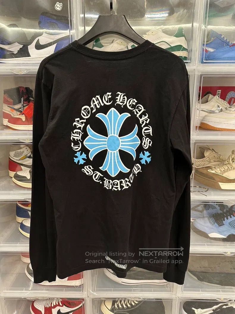 Chrome Hearts CHROME HEARTS Size L Blue cross Sanskrit long sleeves Size US L / EU 52-54 / 3 - 3 Thumbnail