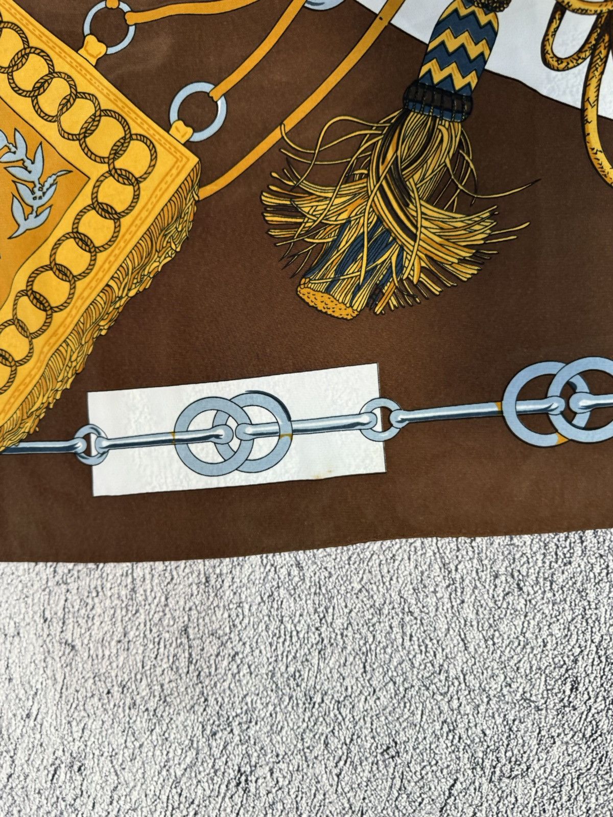 Other Vintage Inspired Hermes Style Scarf Equestrian Print Size ONE SIZE - 18 Thumbnail