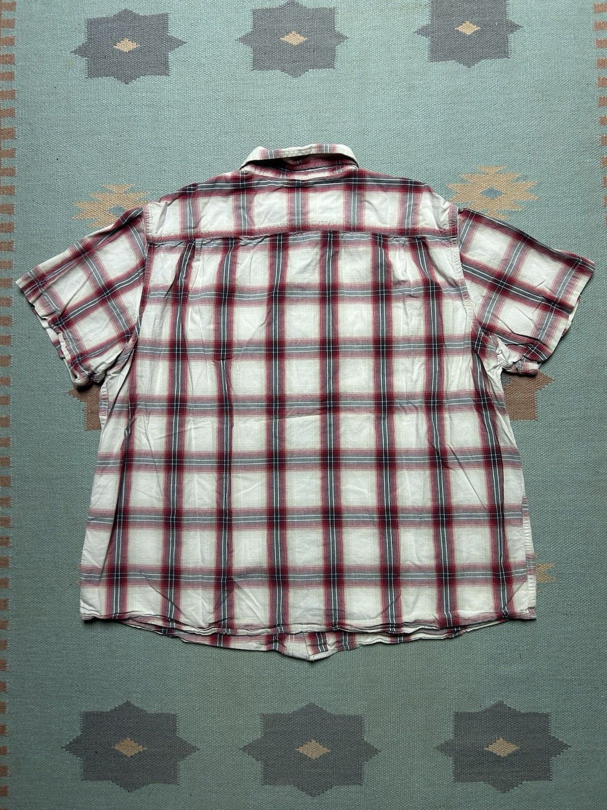 Vintage Carhartt button shirt loose fit plaid cotton lightweight XXL Size US XXL / EU 58 / 5 - 5 Thumbnail