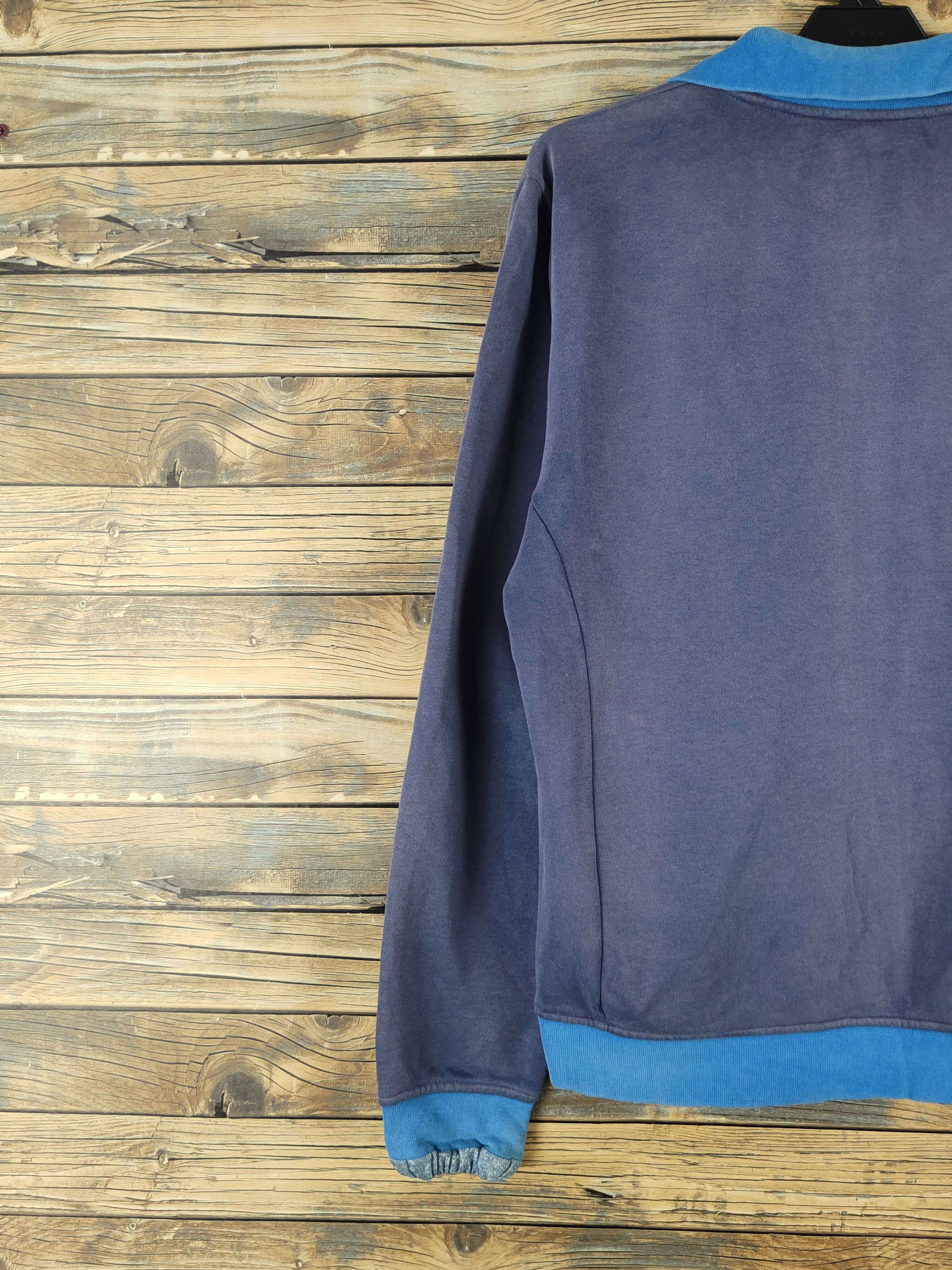 Adidas DL Adidas vintage Blue Faded Sweaters #1971 Size US L / EU 52-54 / 3 - 9 Thumbnail
