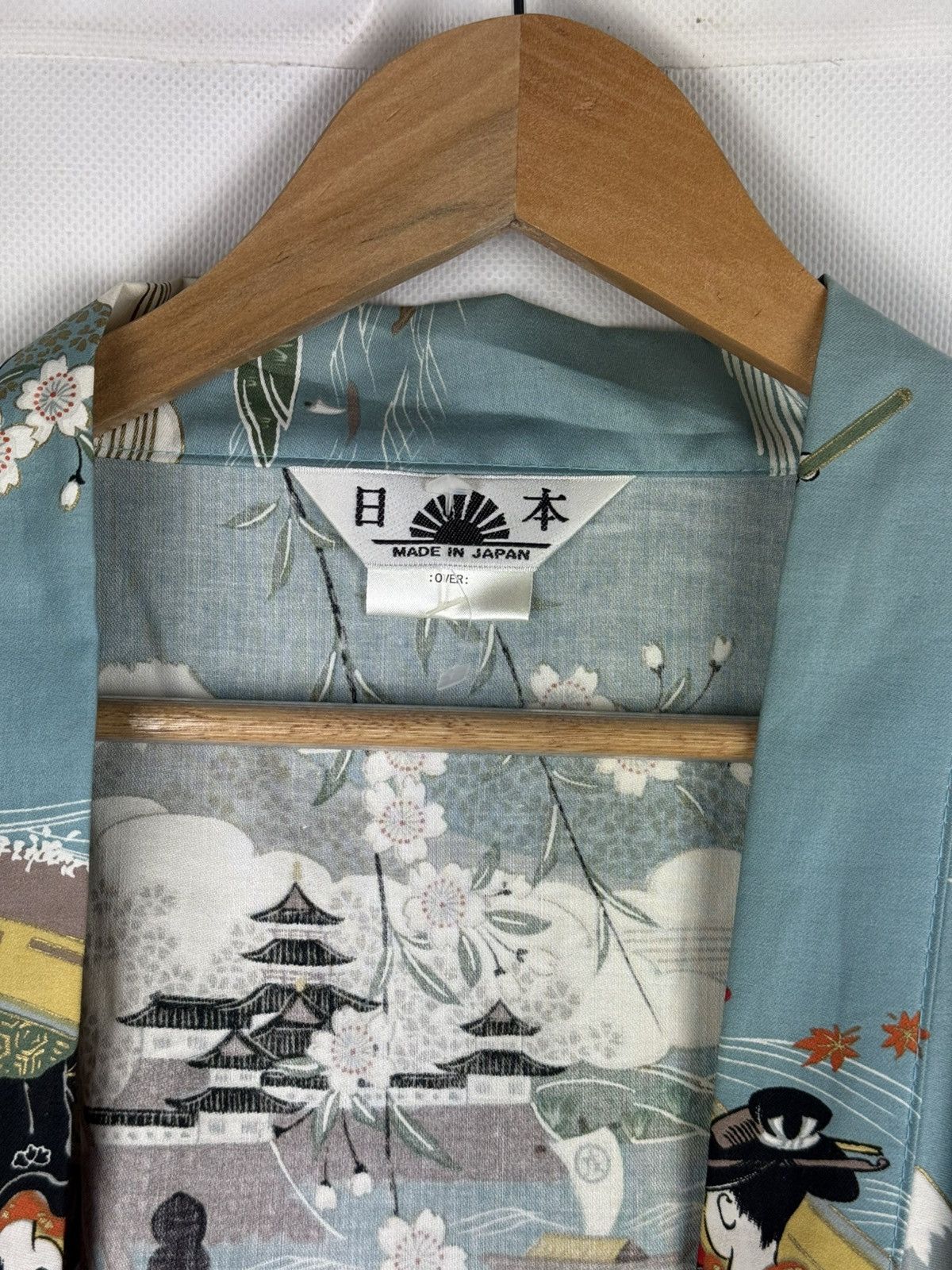 Other Japanese Overprinted Kimono Haori One Size Unisex Size US L / EU 52-54 / 3 - 8 Thumbnail