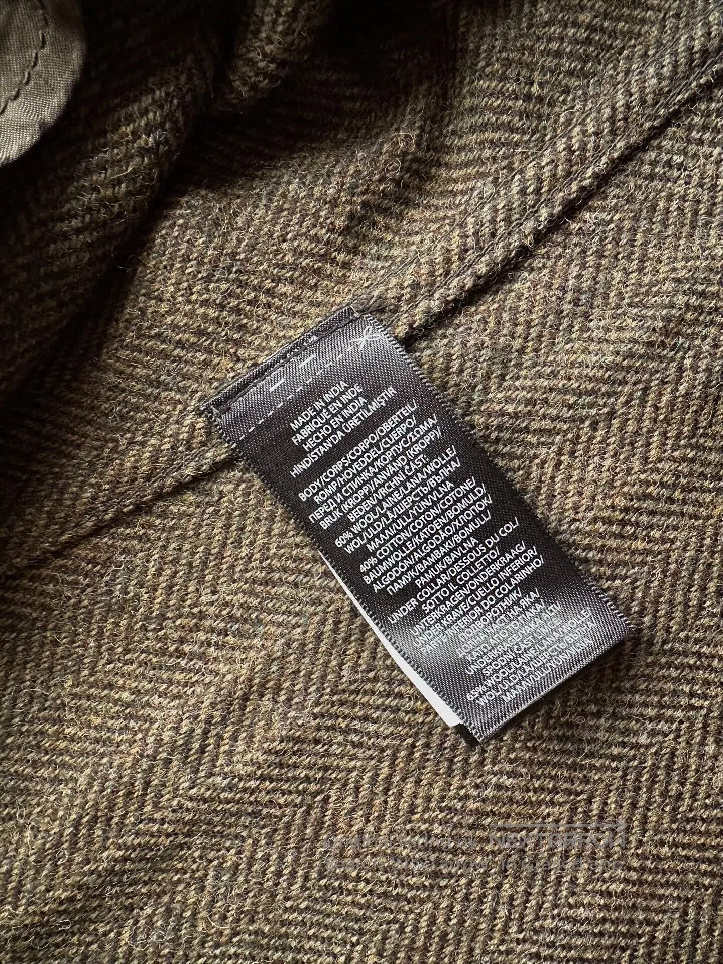 RRL Ralph Lauren RRL Unconstructed Herringbone Sport Coat. Size US M / EU 48-50 / 2 - 8 Thumbnail